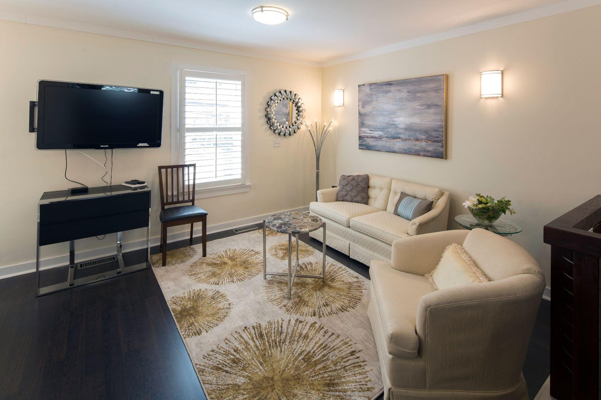 A smart television offers cable, and smart tv options.