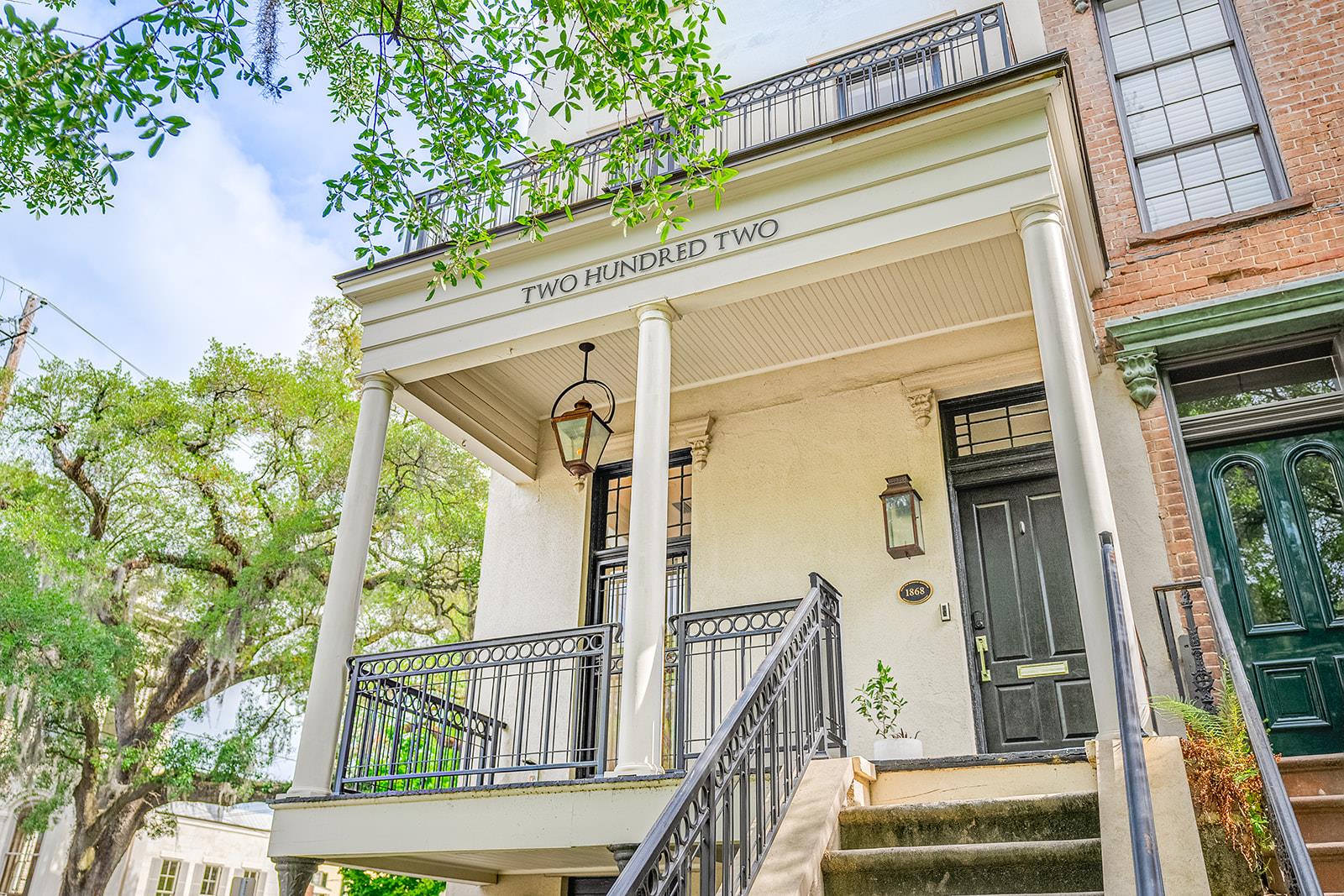 This beautiful historic mansion features original architectural details.