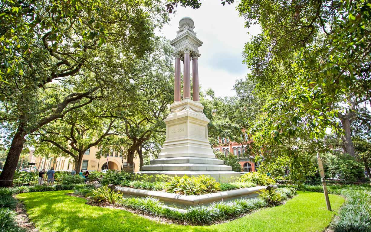 Just two blocks away from Monterey Square