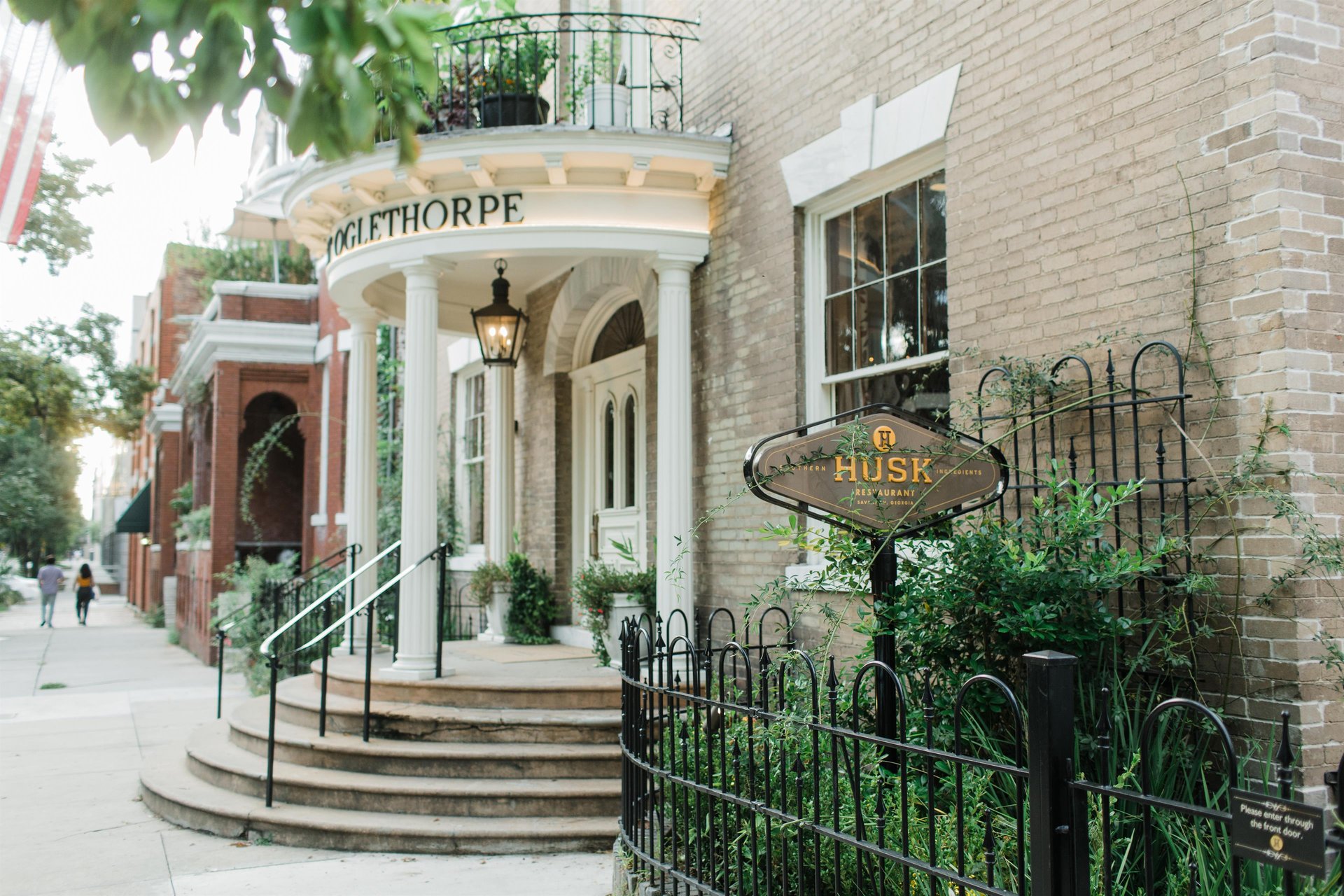 Enjoy a fine meal at Husk, located along Oglethorpe Avenue.