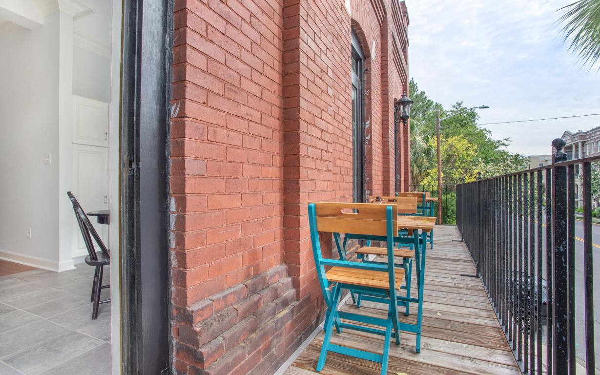 Your private balcony beyond the kitchen.