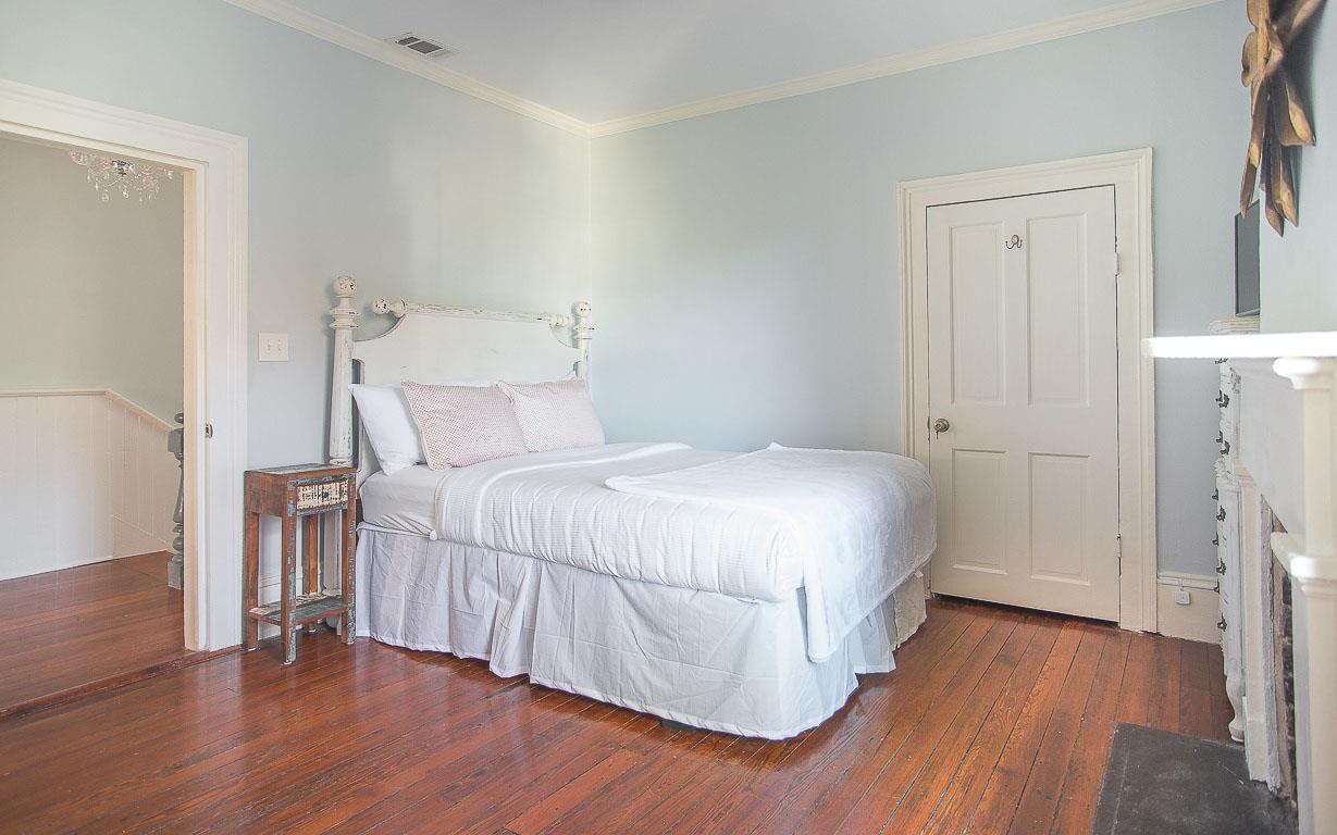 View of the guest bedroom with closet.