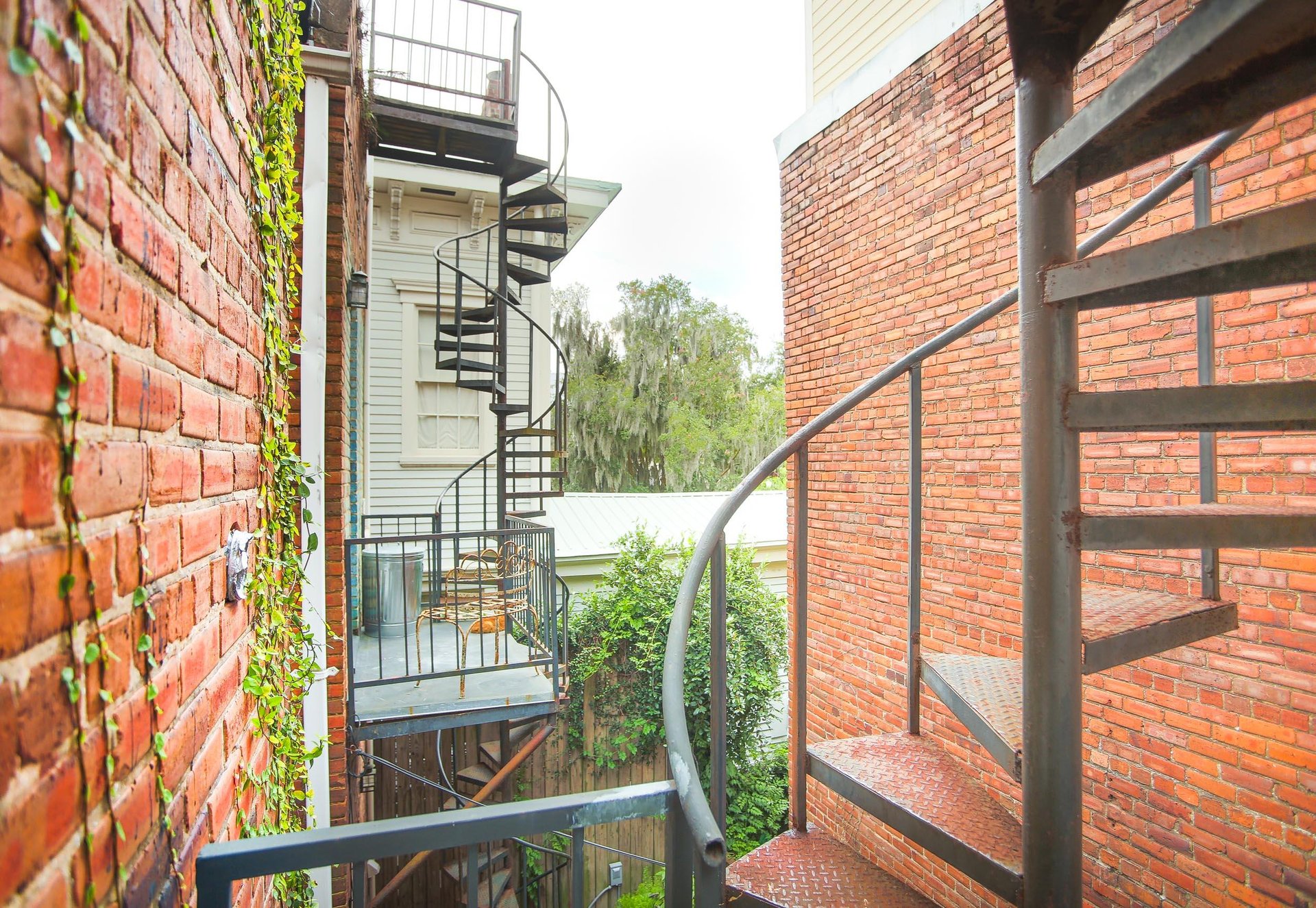Urban living off the park.