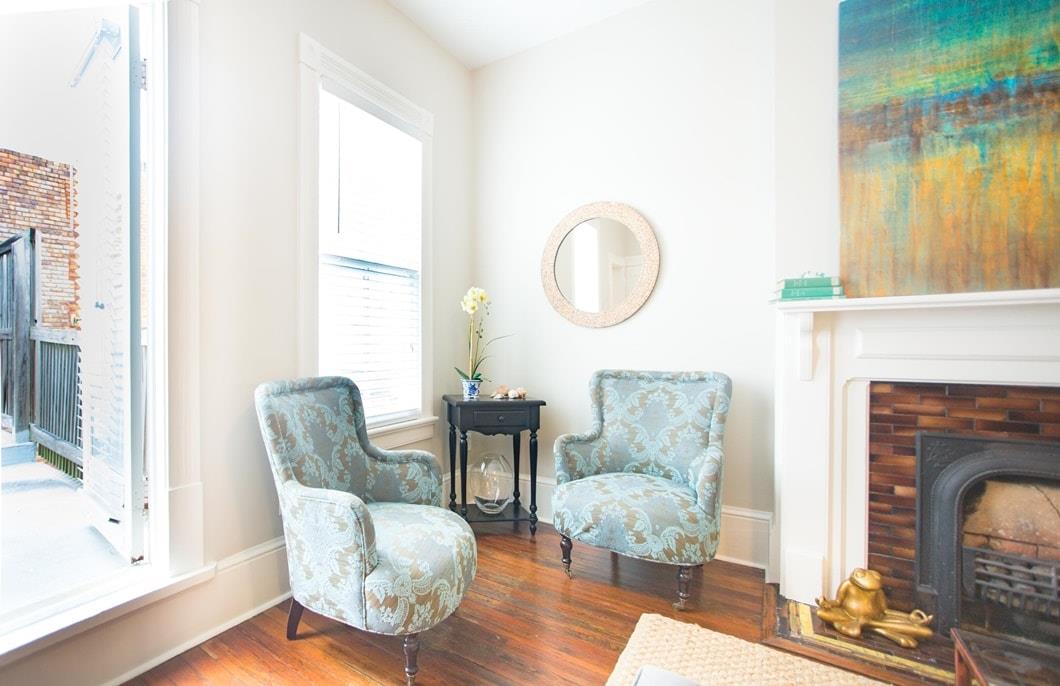 Unwind after a long day with a glass of wine.