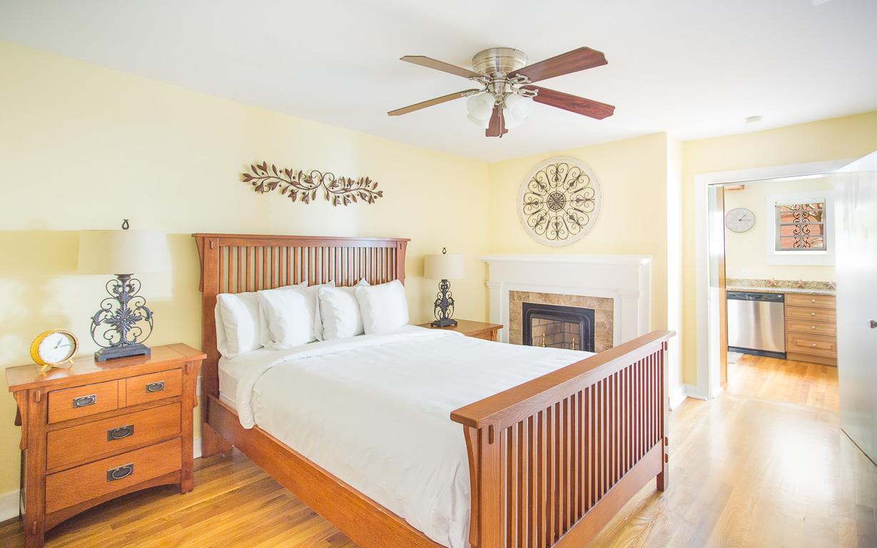 View of the bedroom.