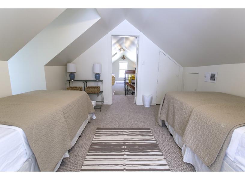 Second floor has two additional sleeping accomodations