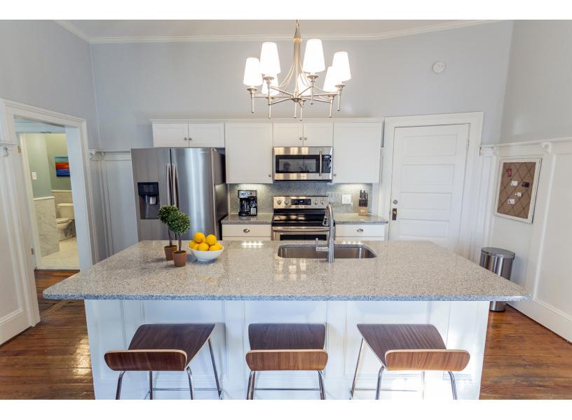 Breakfast bar.