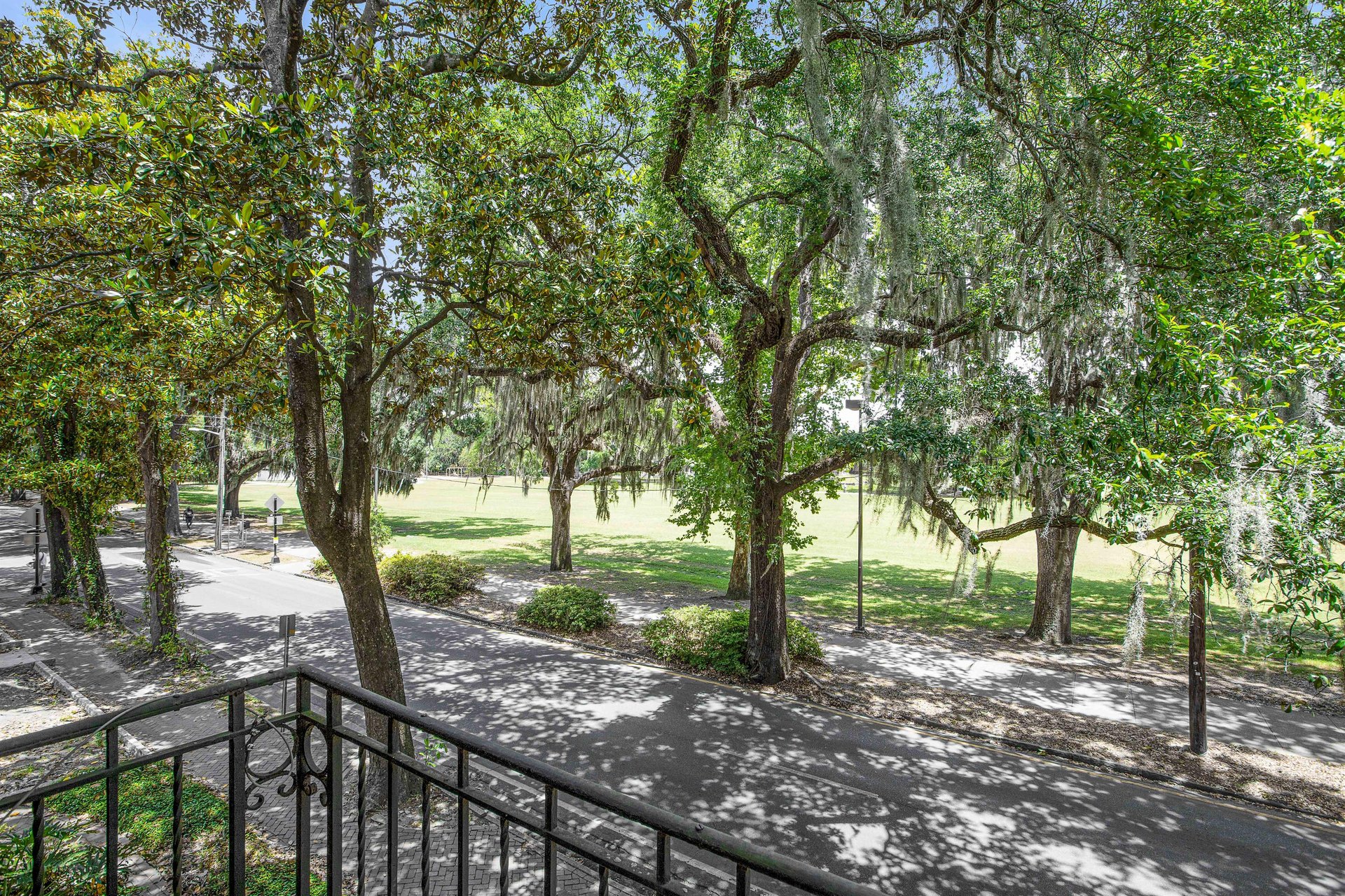 Not pictured is the cozy patio set perfect for a morning cup of coffee