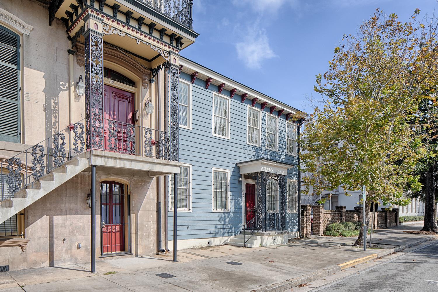 Head West towards the city center.