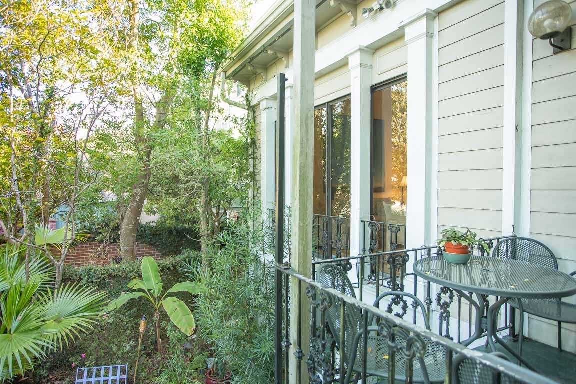 Step out from the kitchen to your private balcony.