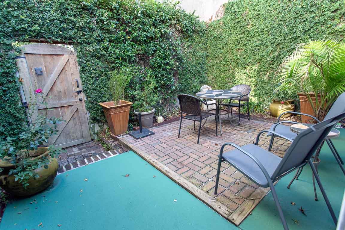 A quiet place for a cup of morning joe.