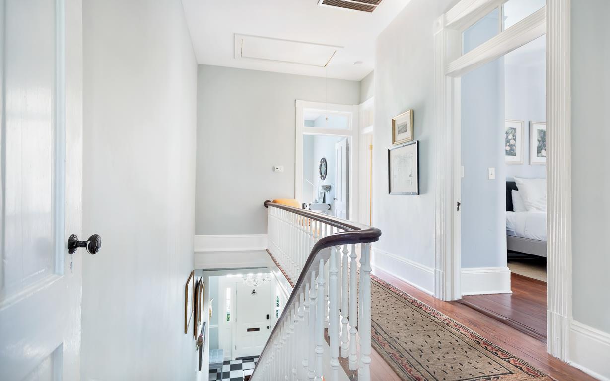 Upstairs you will find all three bedrooms and two additional full bathrooms.