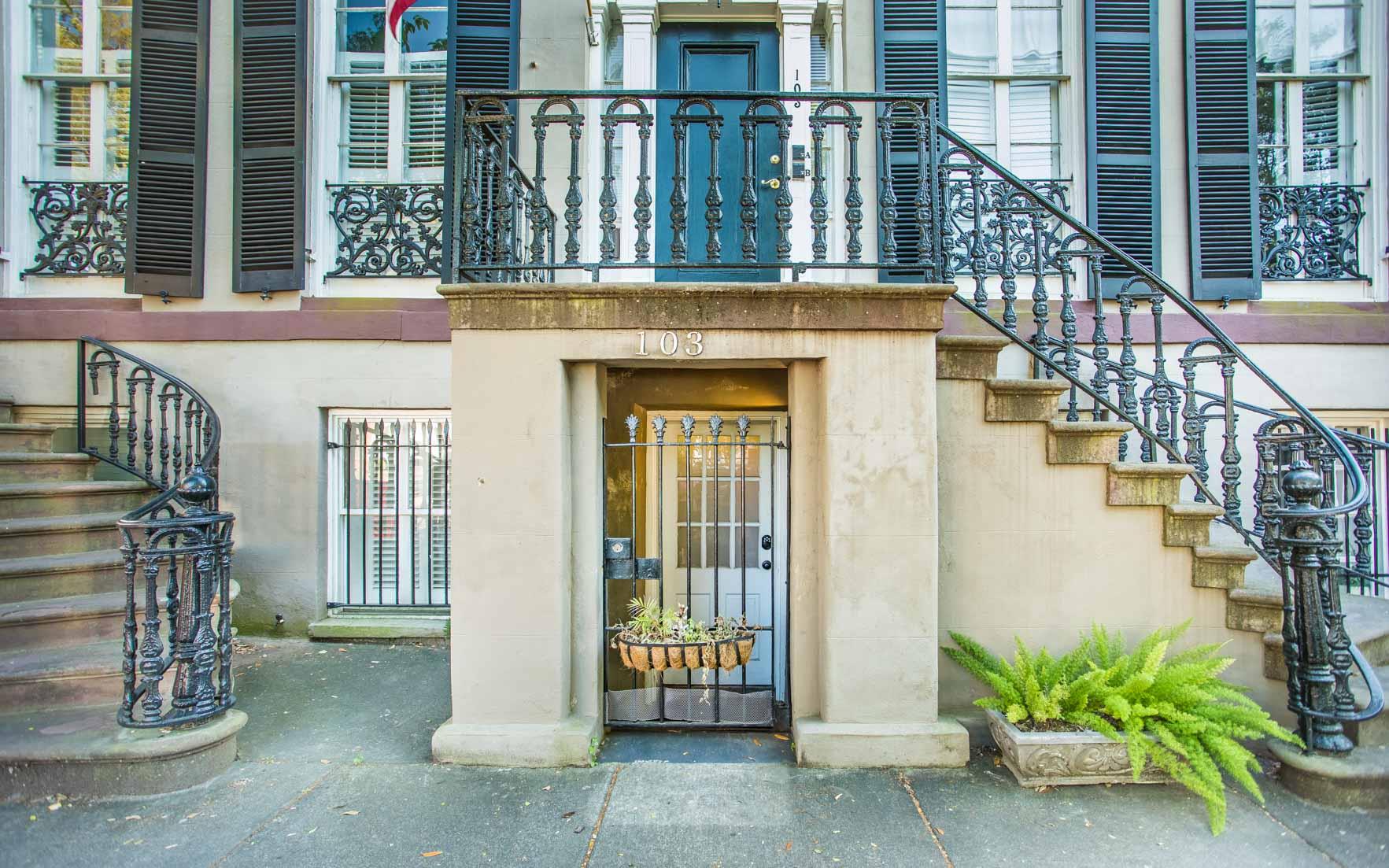 Entrance to the bungalow is on street level.