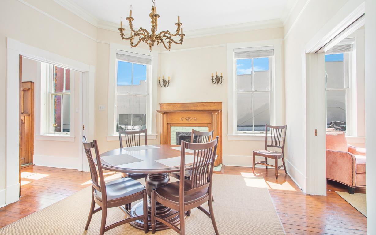 The living room connects to the dining.