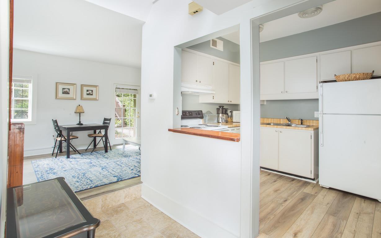 The open floor plans makes the space feel large and welcoming.