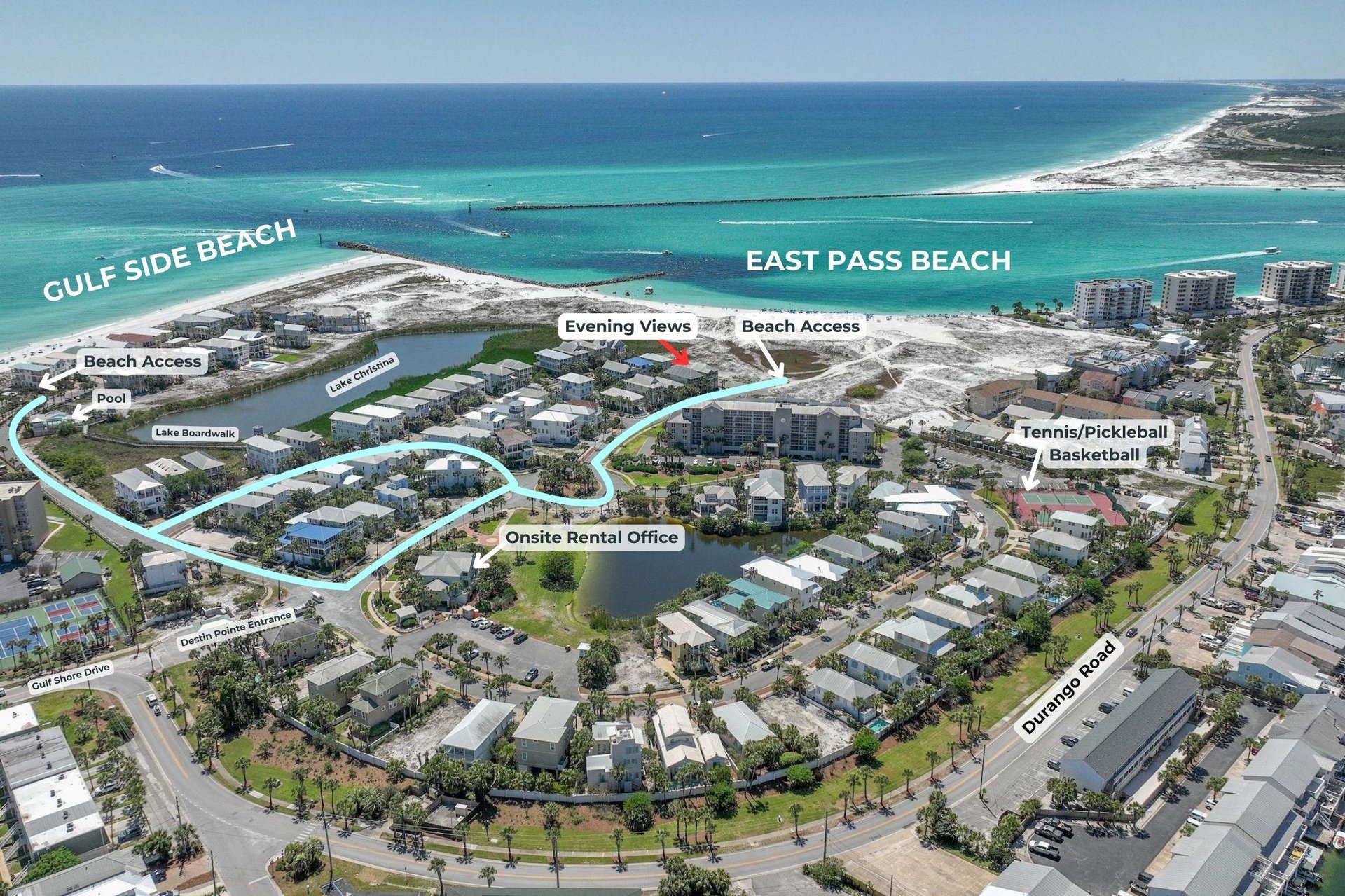 Evening Views at Destin Pointe Resort 47