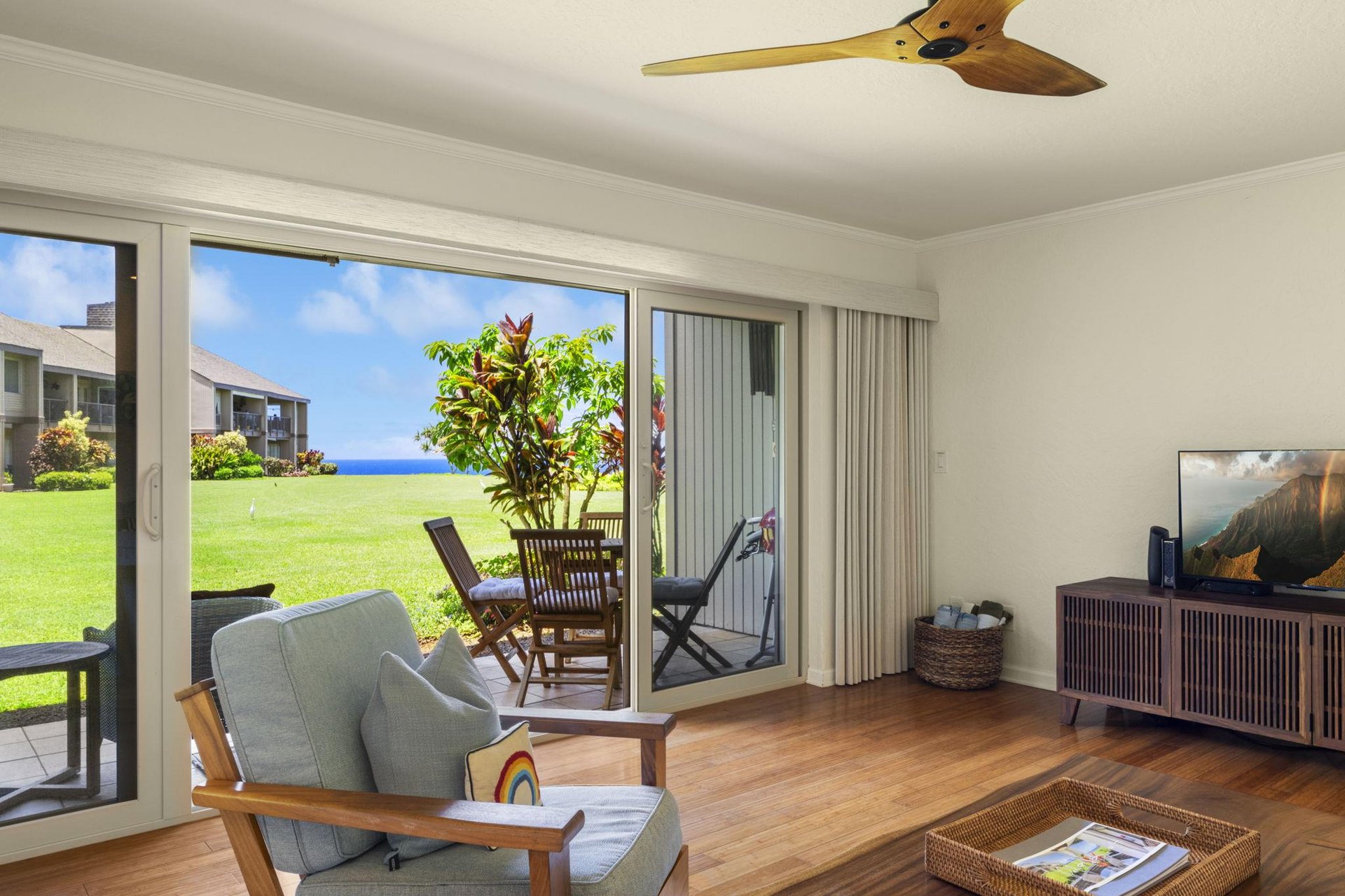 With patio views and wide open spaces