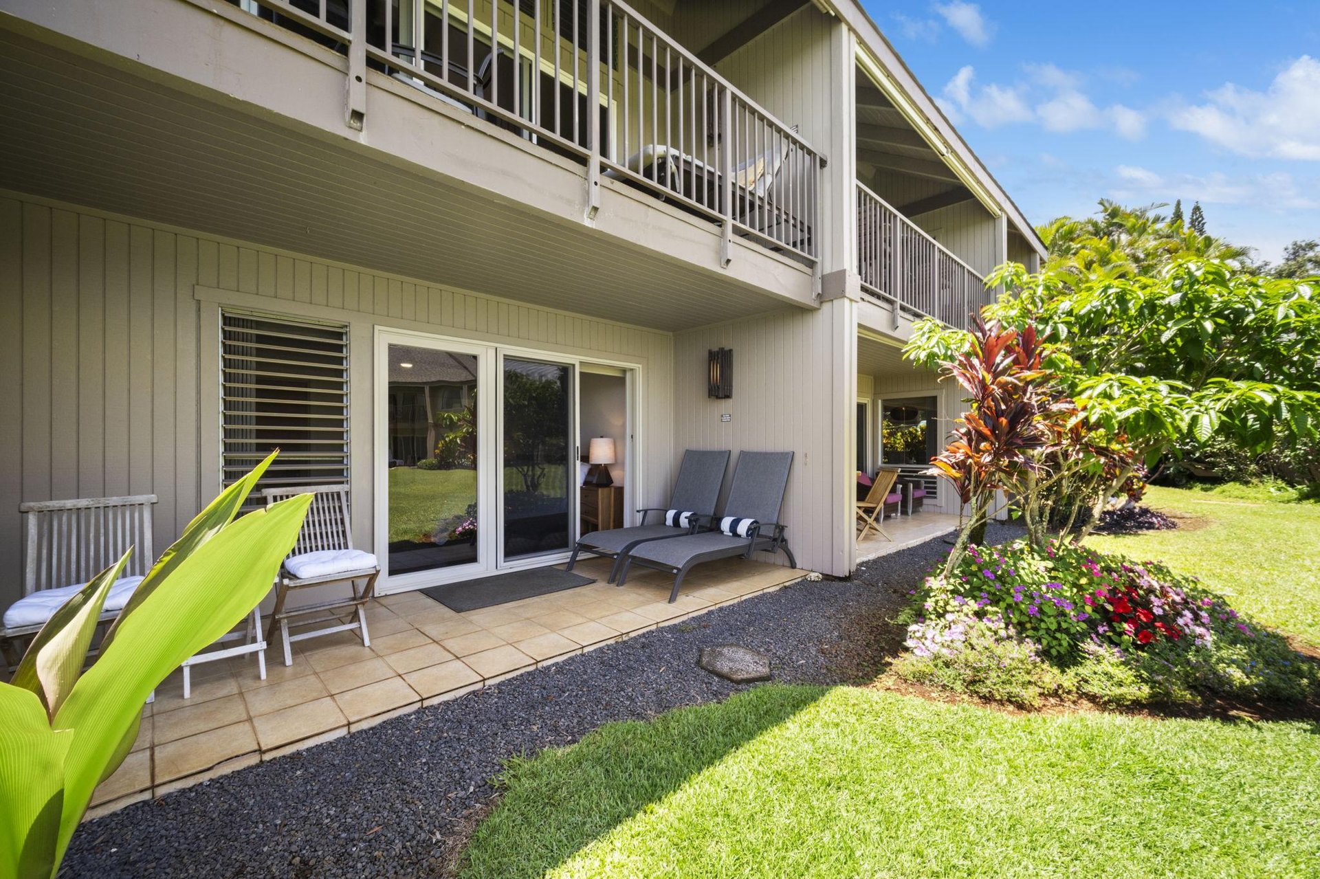 Two private lanais for your enjoyment