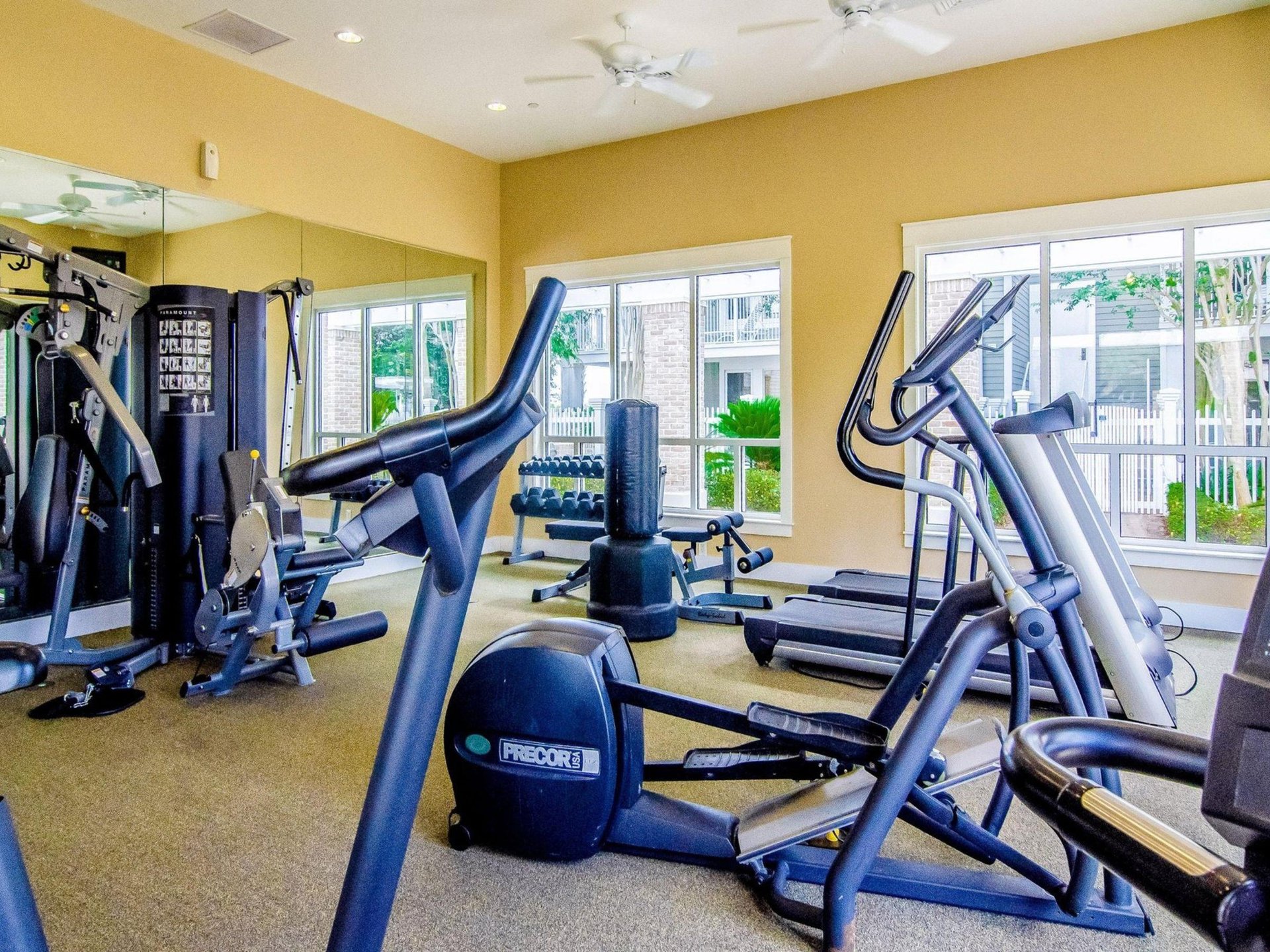 The gym at Observation Point at Sandestin in Miramar Beach, Florida
