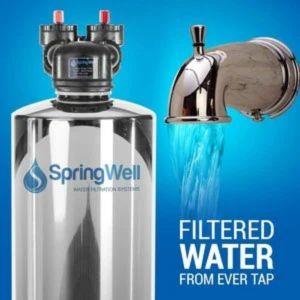 No need to haul bottled water, this home features a wholehouse Springwell water filtration system Enjoy fresh, clean, greattasting water straight from every tap.