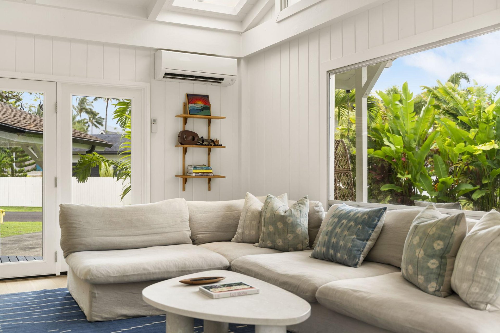 Spacious windows provide lots of light