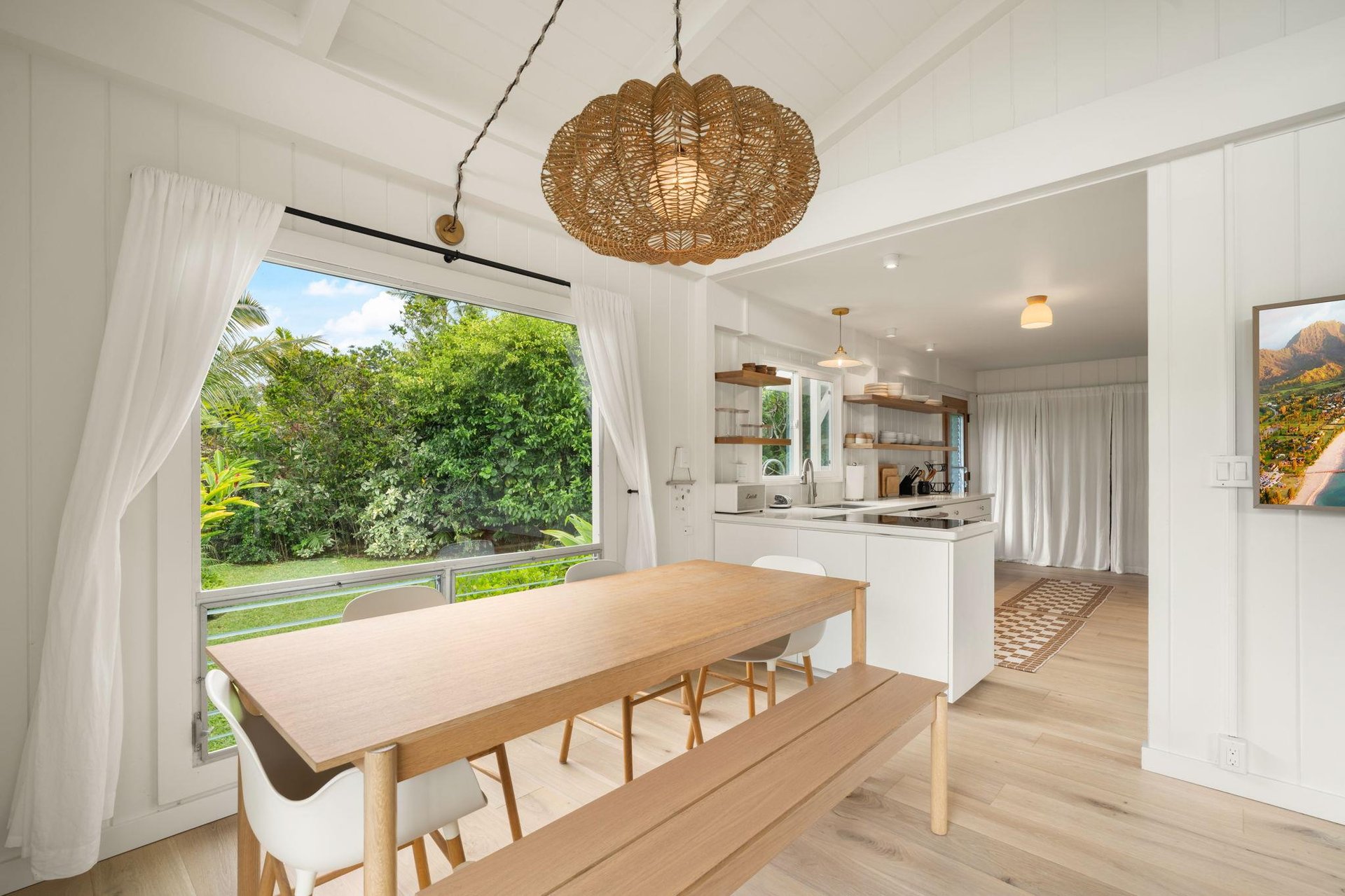 Open views all throughout the home