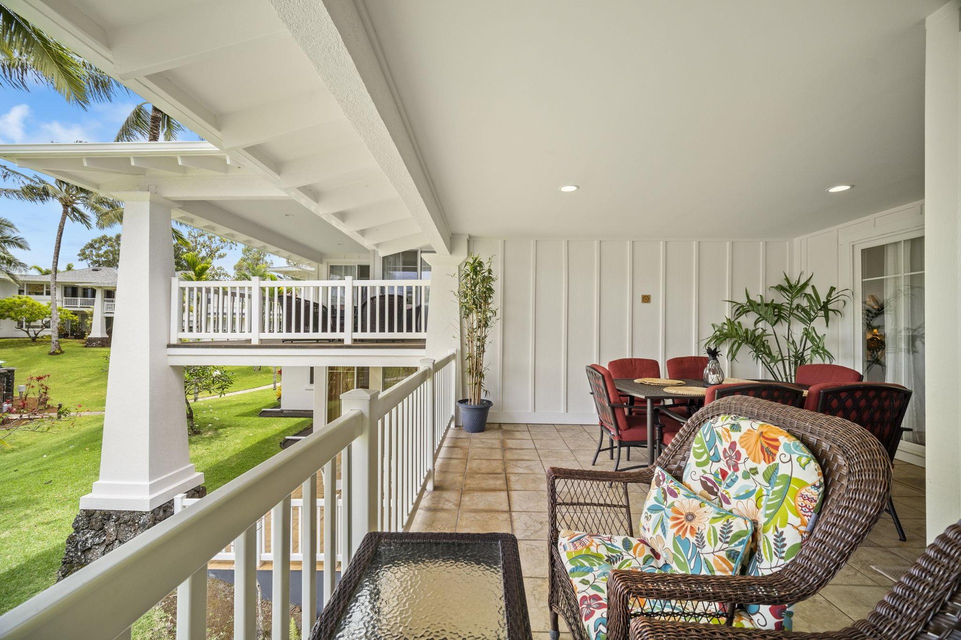 Multiple seating area