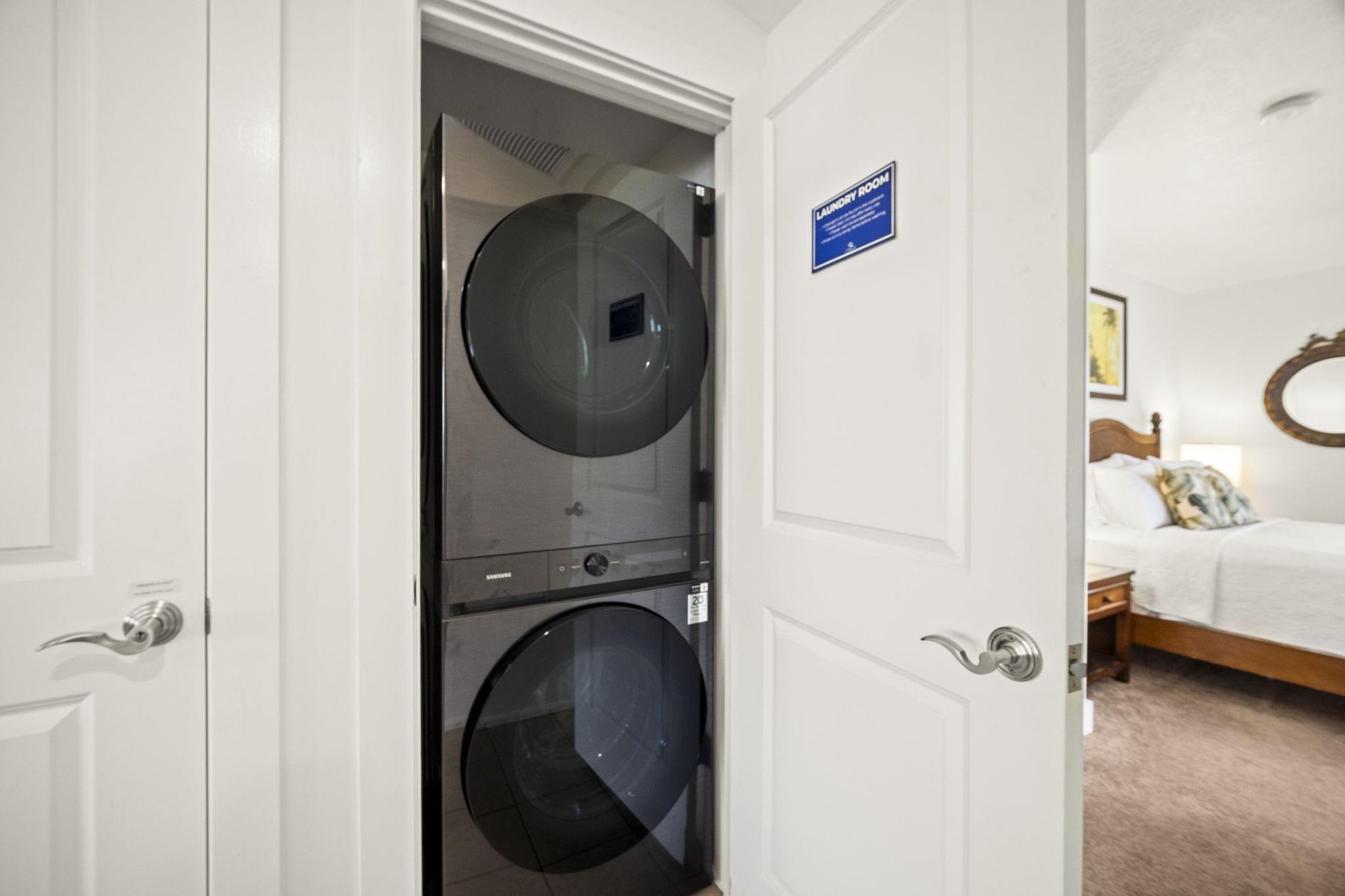 Full washer and dryer