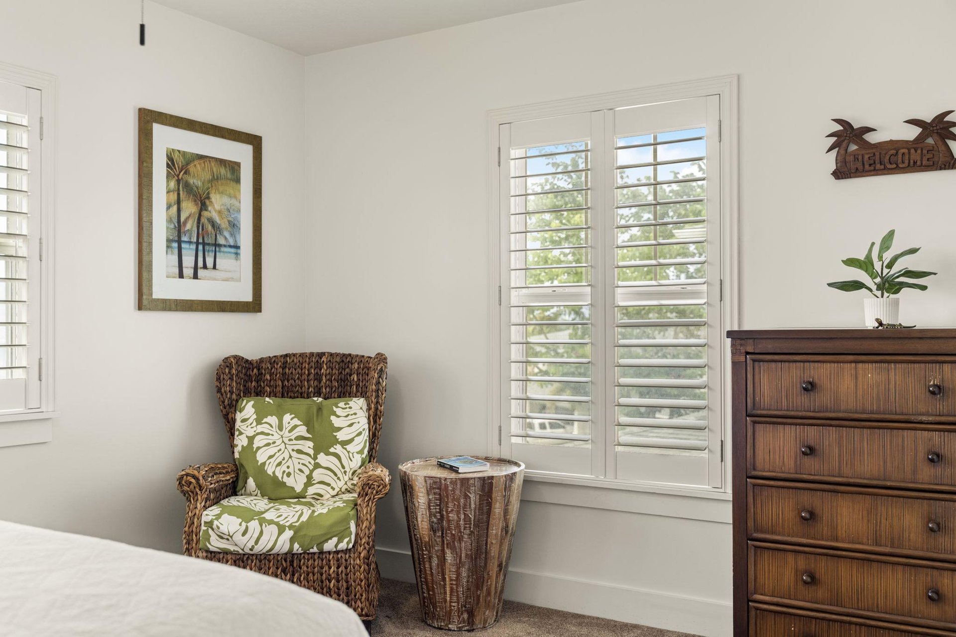 Reading area in guest room