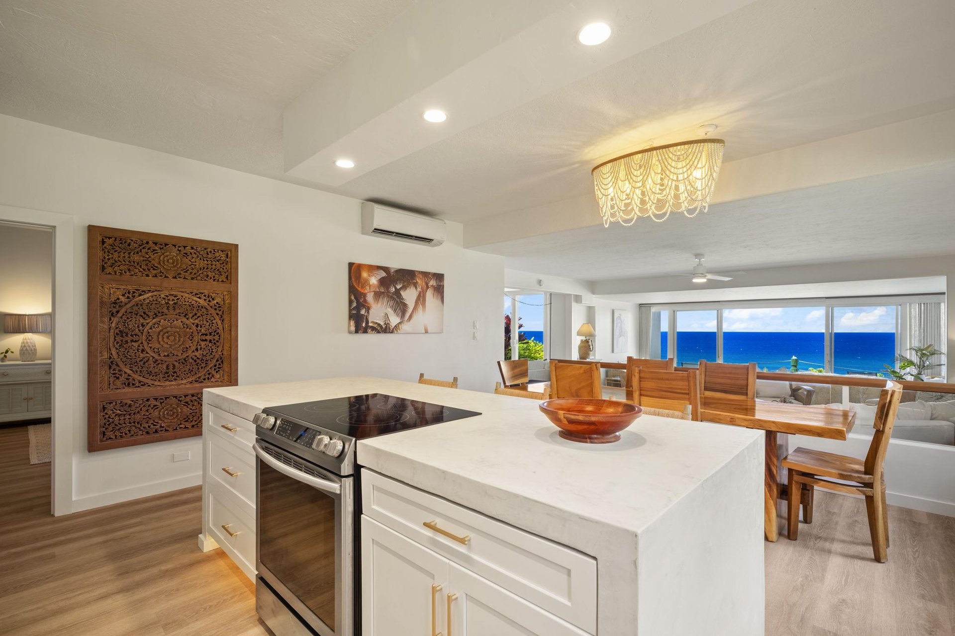 And a gorgeous area to prepare meal