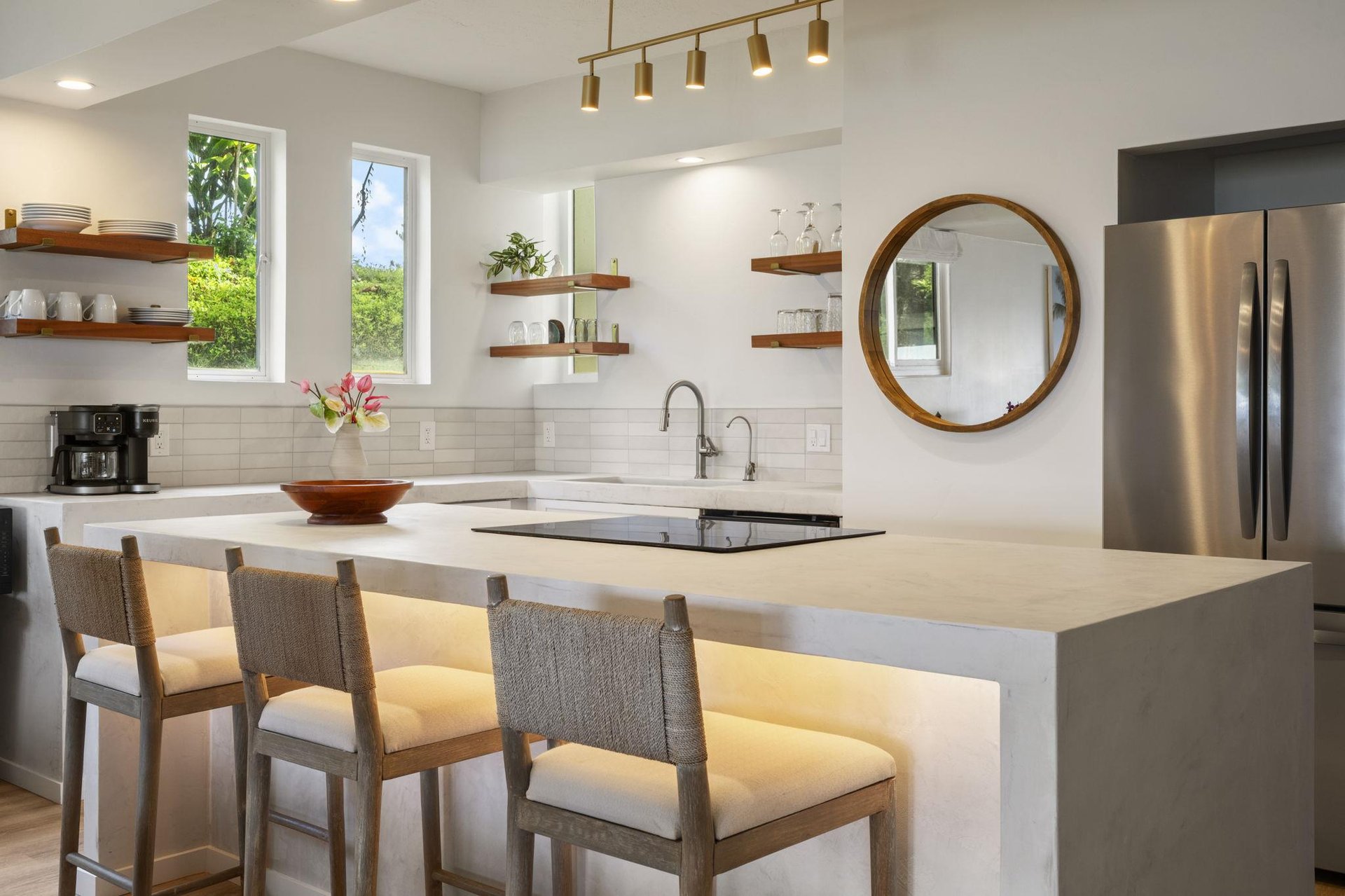 Unique lighting throughout the home