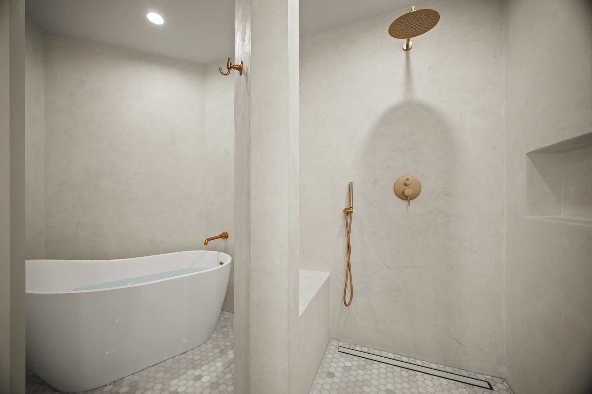 Master bathtub and shower