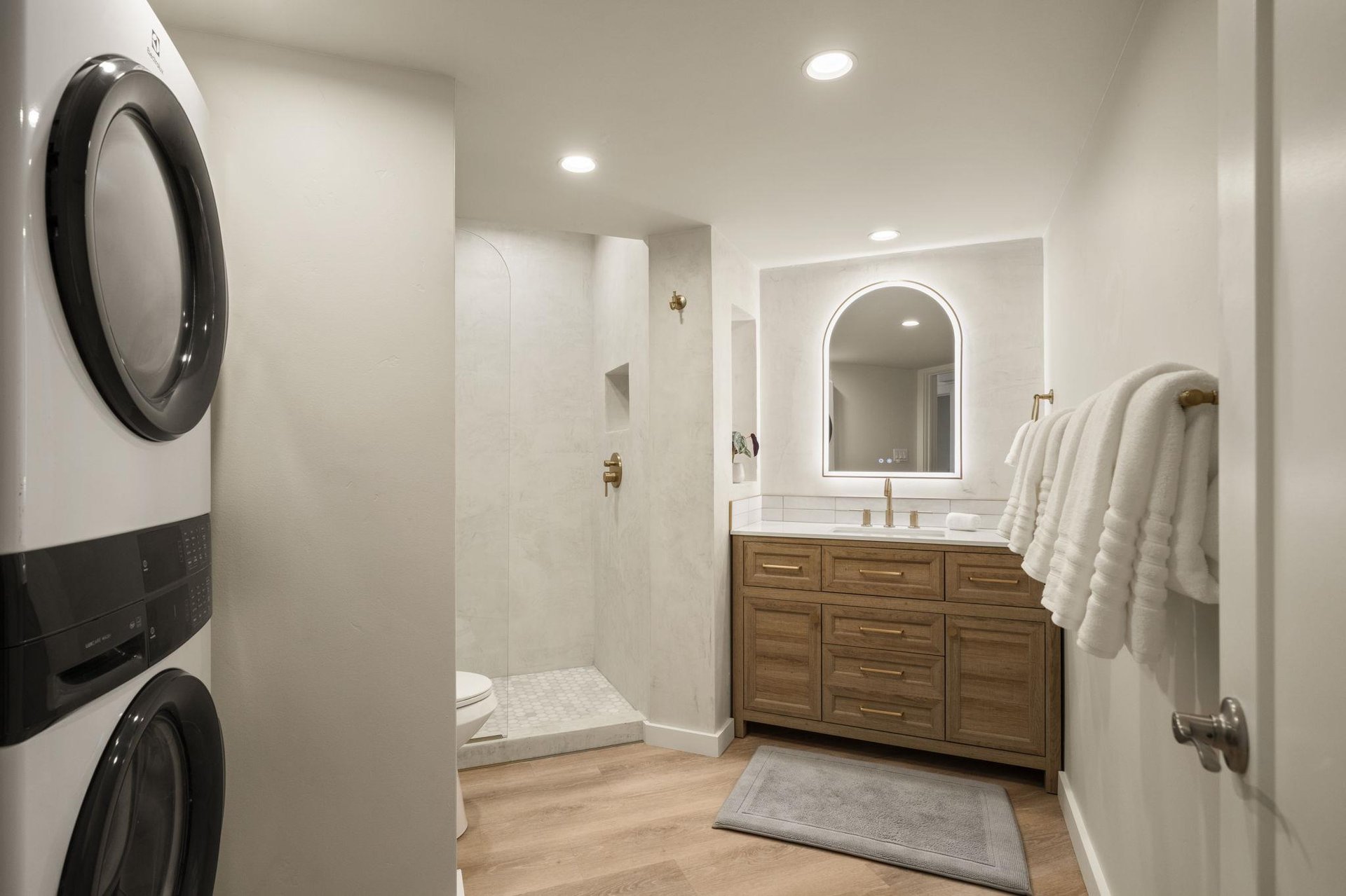 Second Bathroom with Washer and Dryer