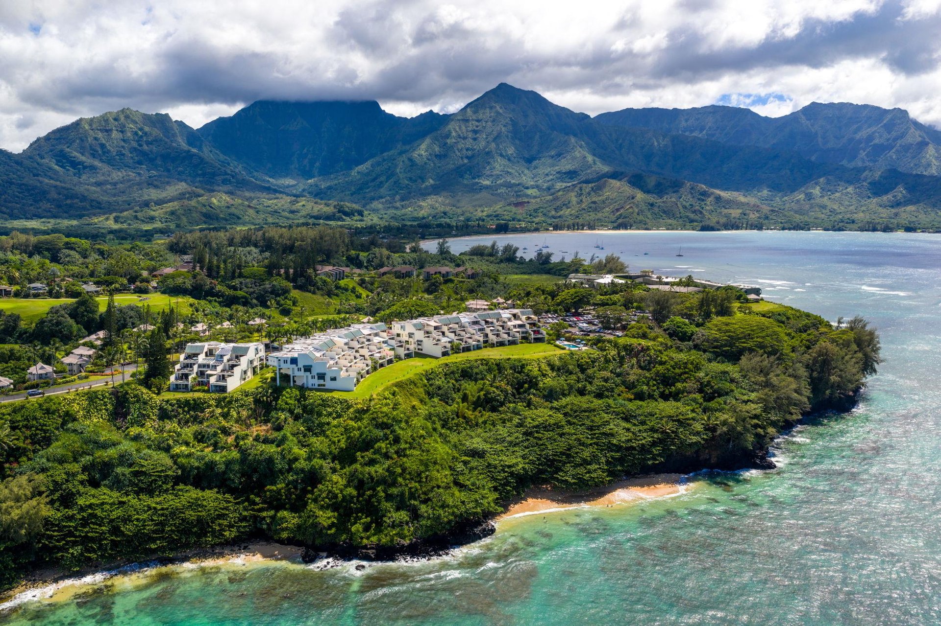 Aerial photo of Mahina Kai