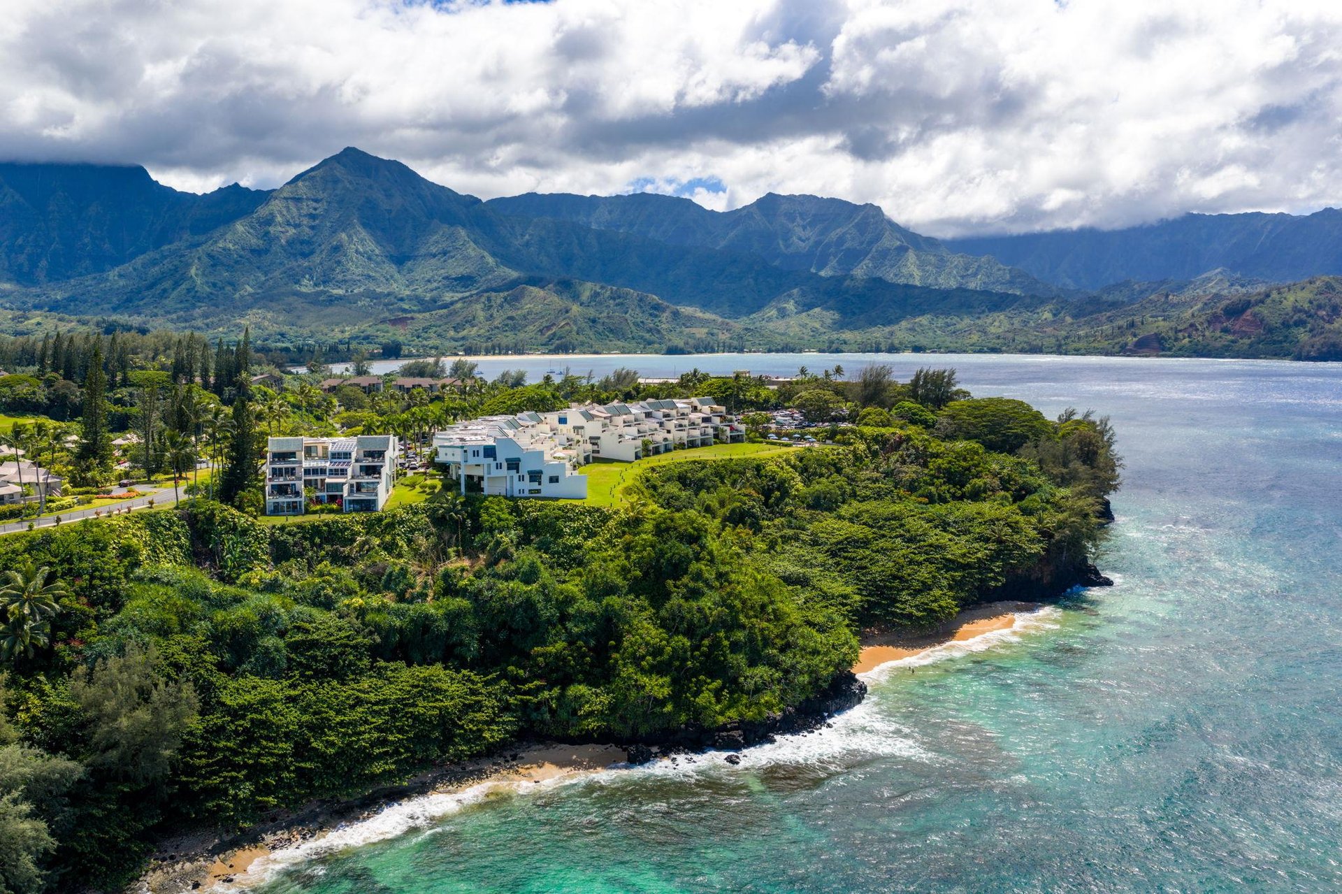 Aerial photo of Mahina Kai