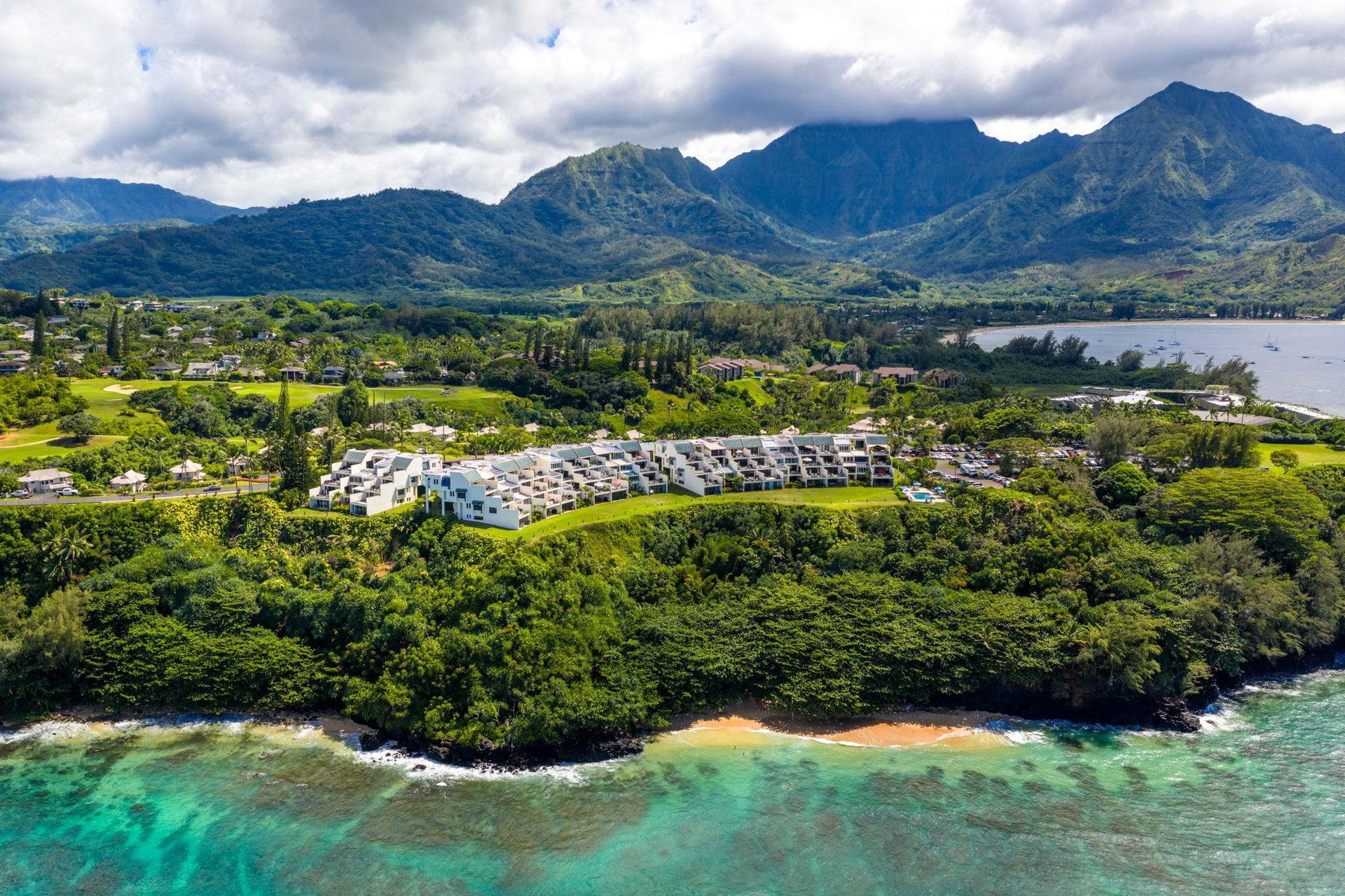 Aerial photo of Mahina Kai