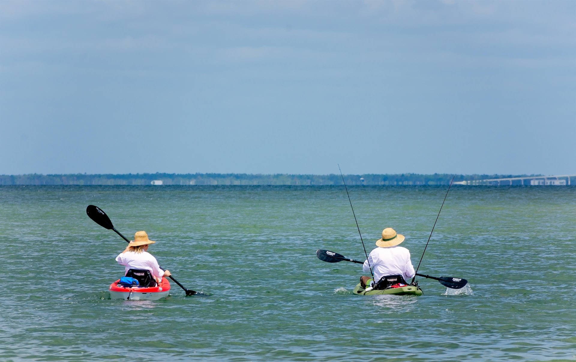 couple kayaking at Port St. Joe