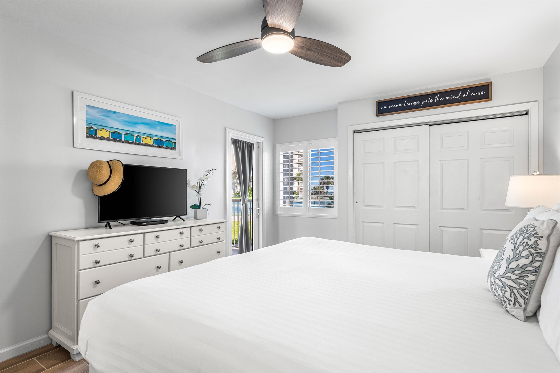 Gulfview master suite, perfect for a peaceful getaway.