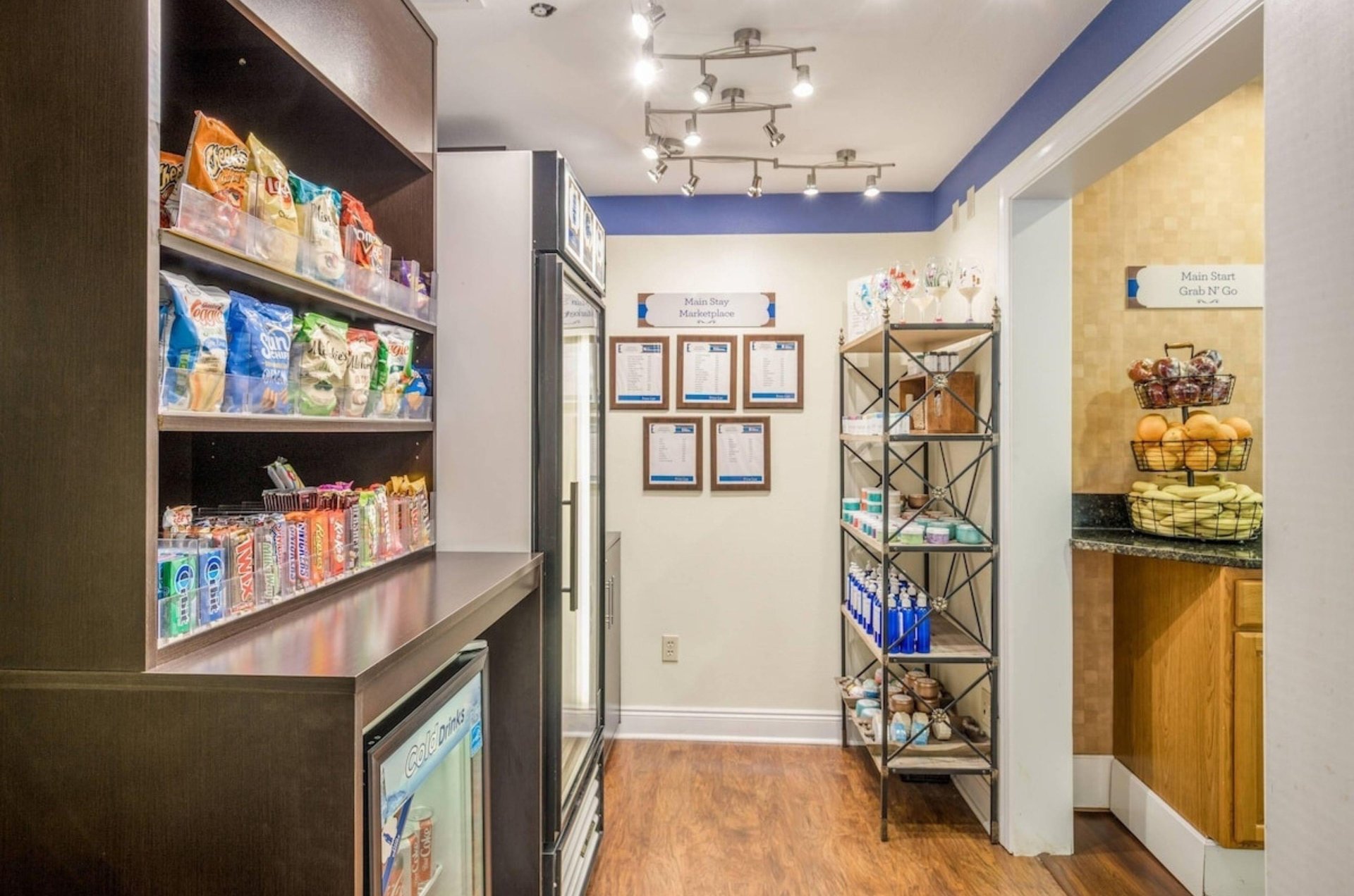 The onsite convenience shop at MainStay Suites Port Saint Joe South