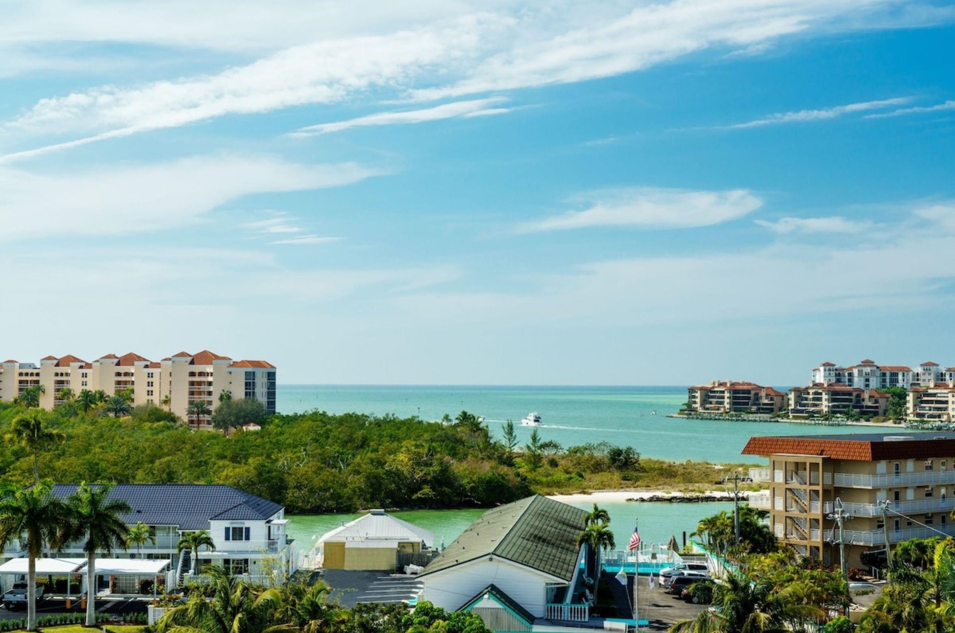 A birds eye view of Olde Marco Inn and Suites