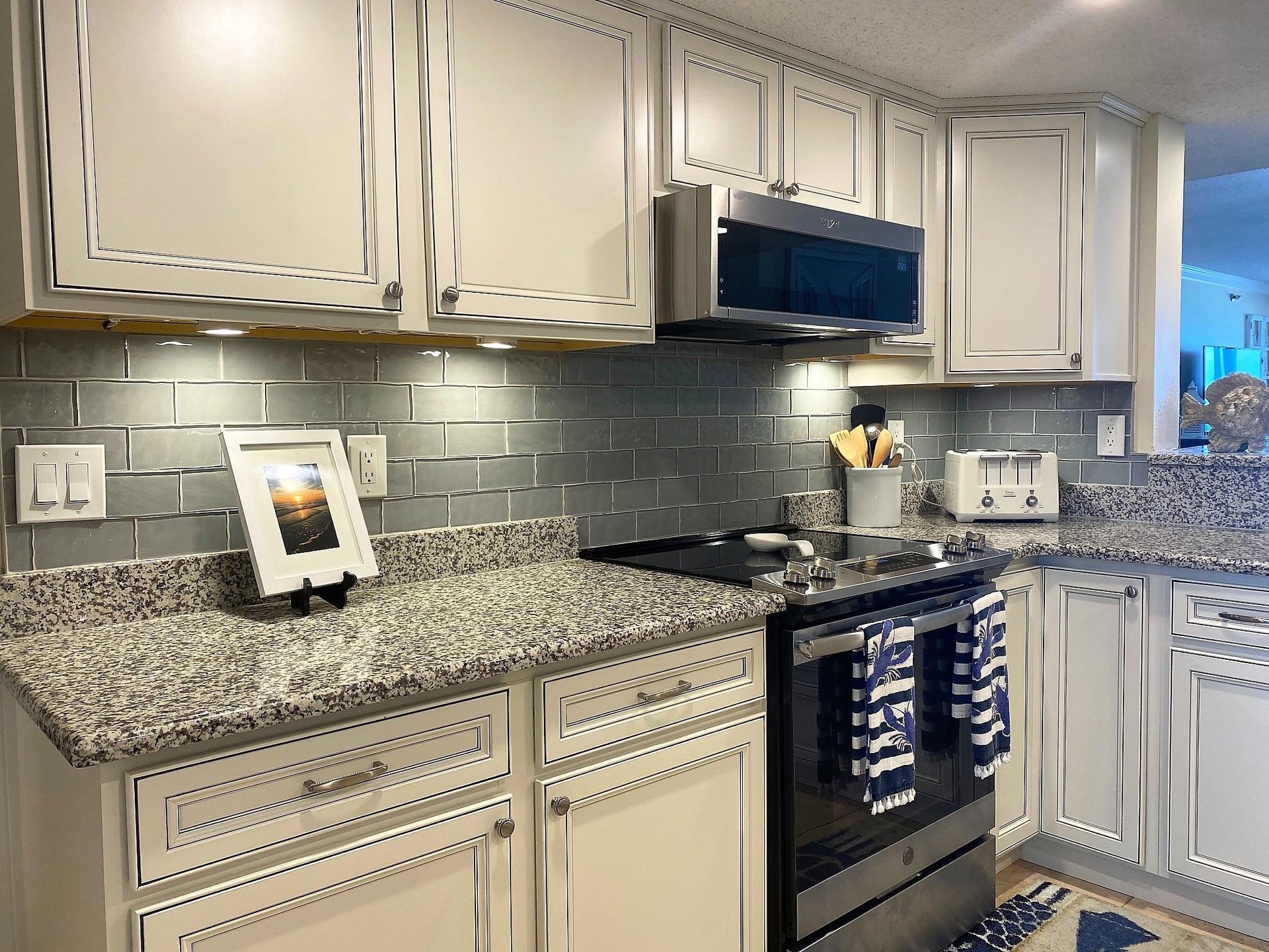 All stainless steel appliances