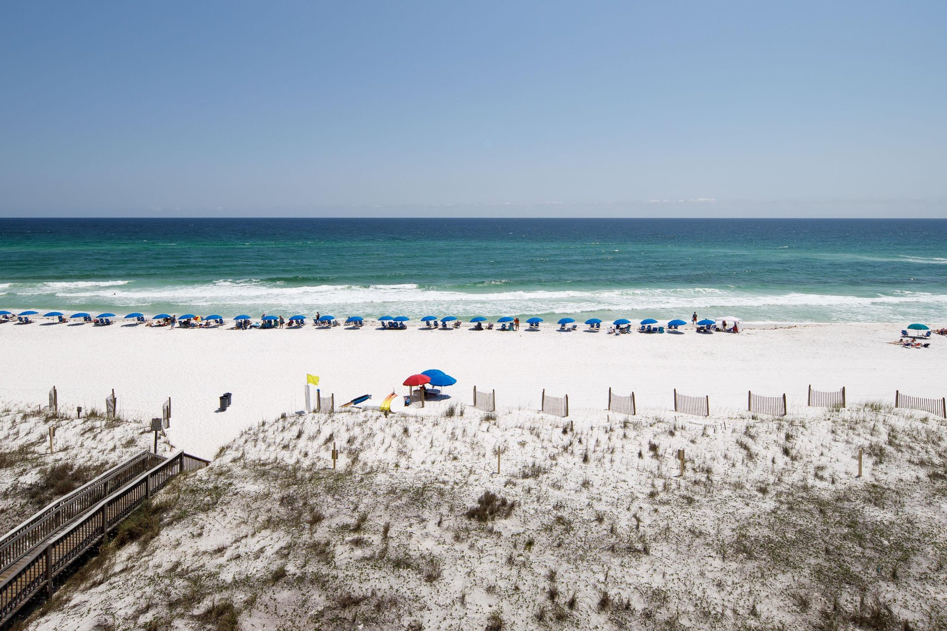 Looking straight ahead