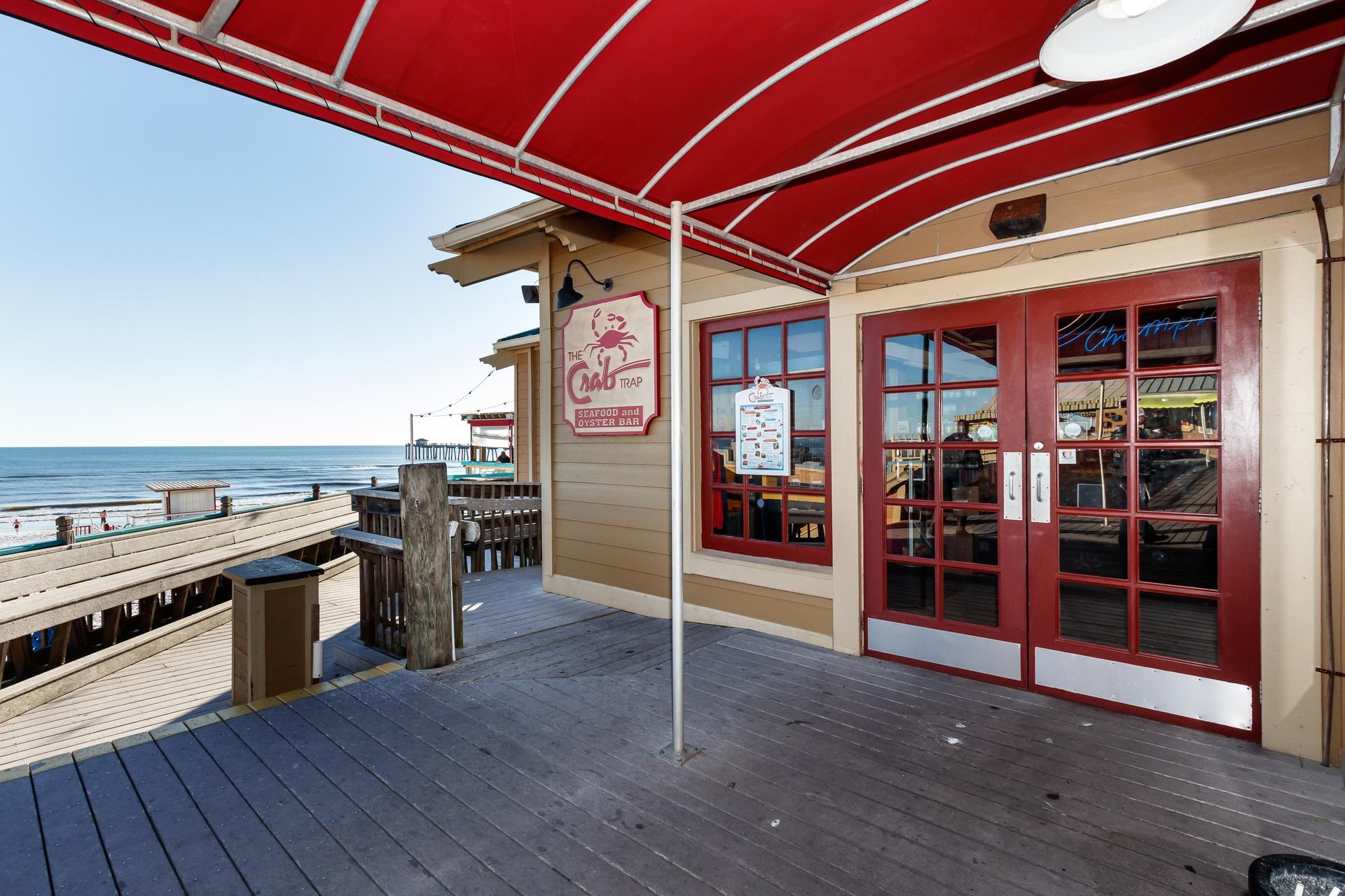 Enjoy beautiful views of the Emerald  Coast while dining