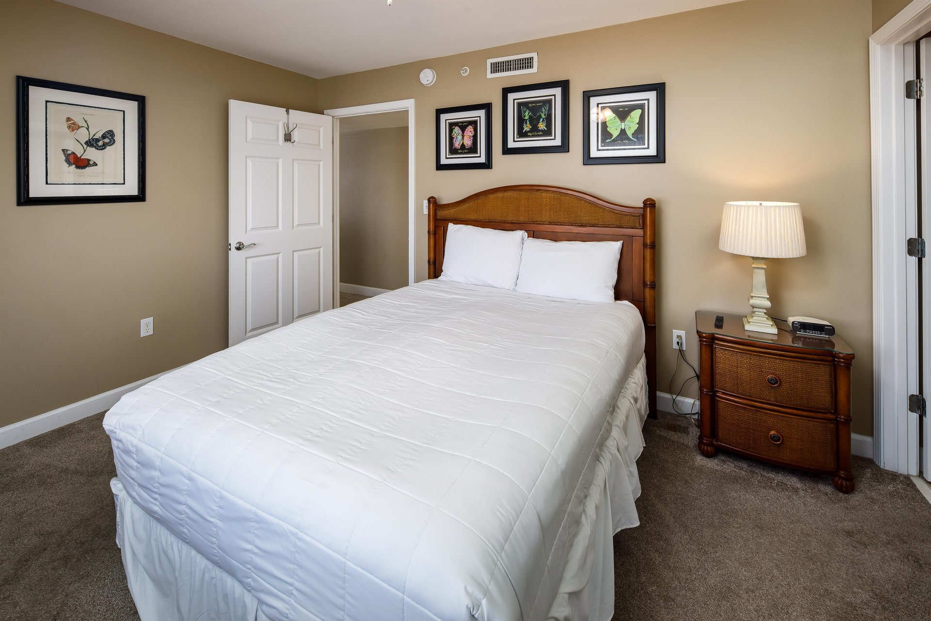 A cozy guest room