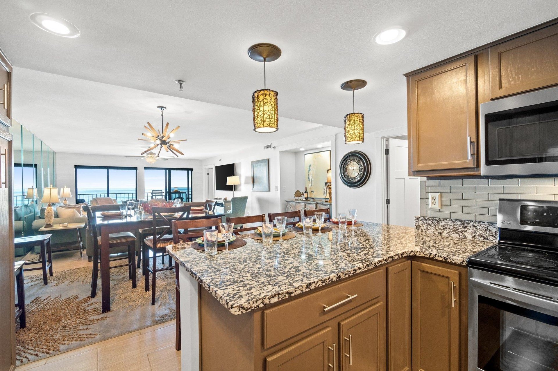 Enjoy family time in the OPEN kitchen, customized and upgraded for all your family needs