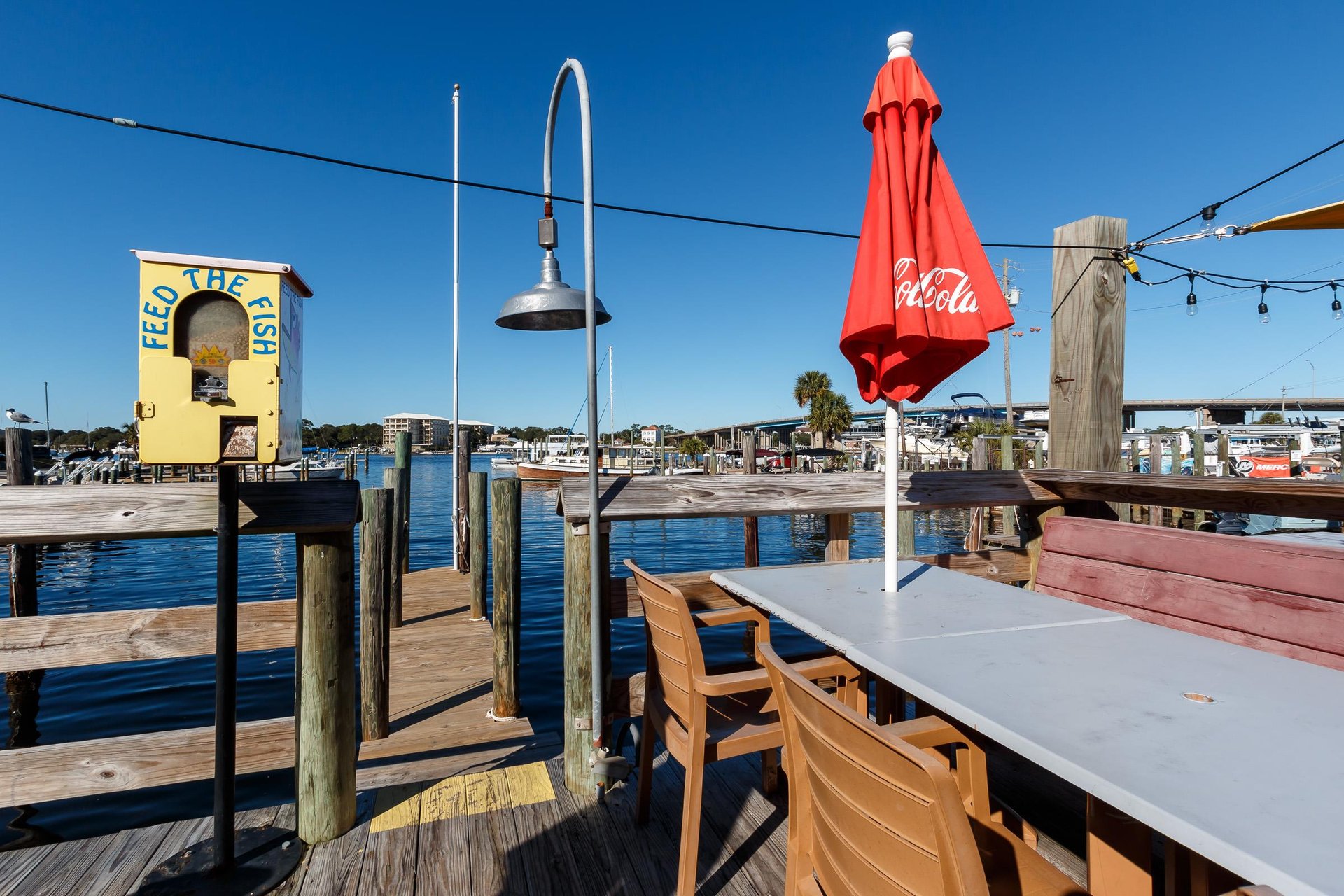 Beautiful views of the Intercoastal Waterway await you at FUBAR.