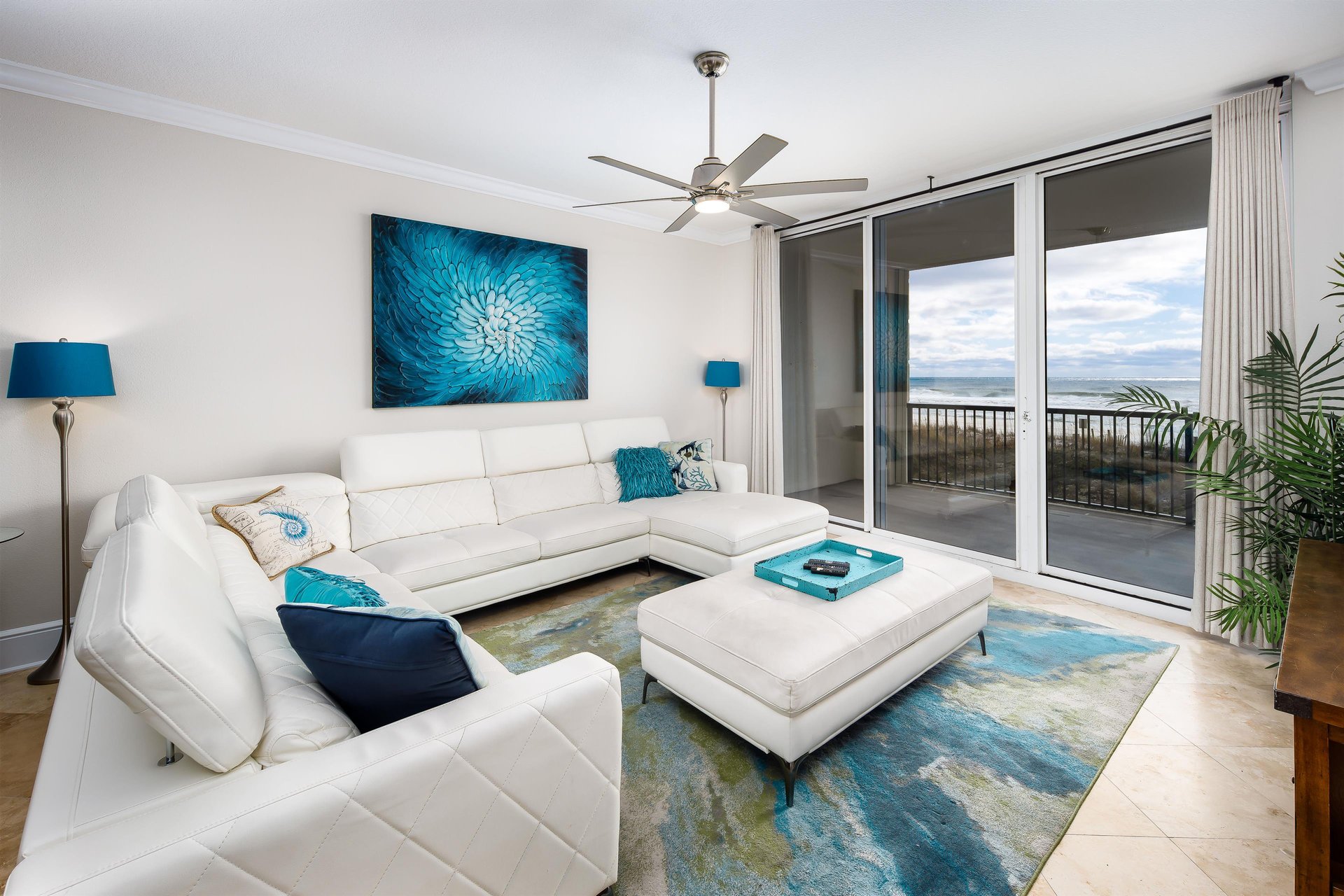Gorgeous living with enough seating for everyone