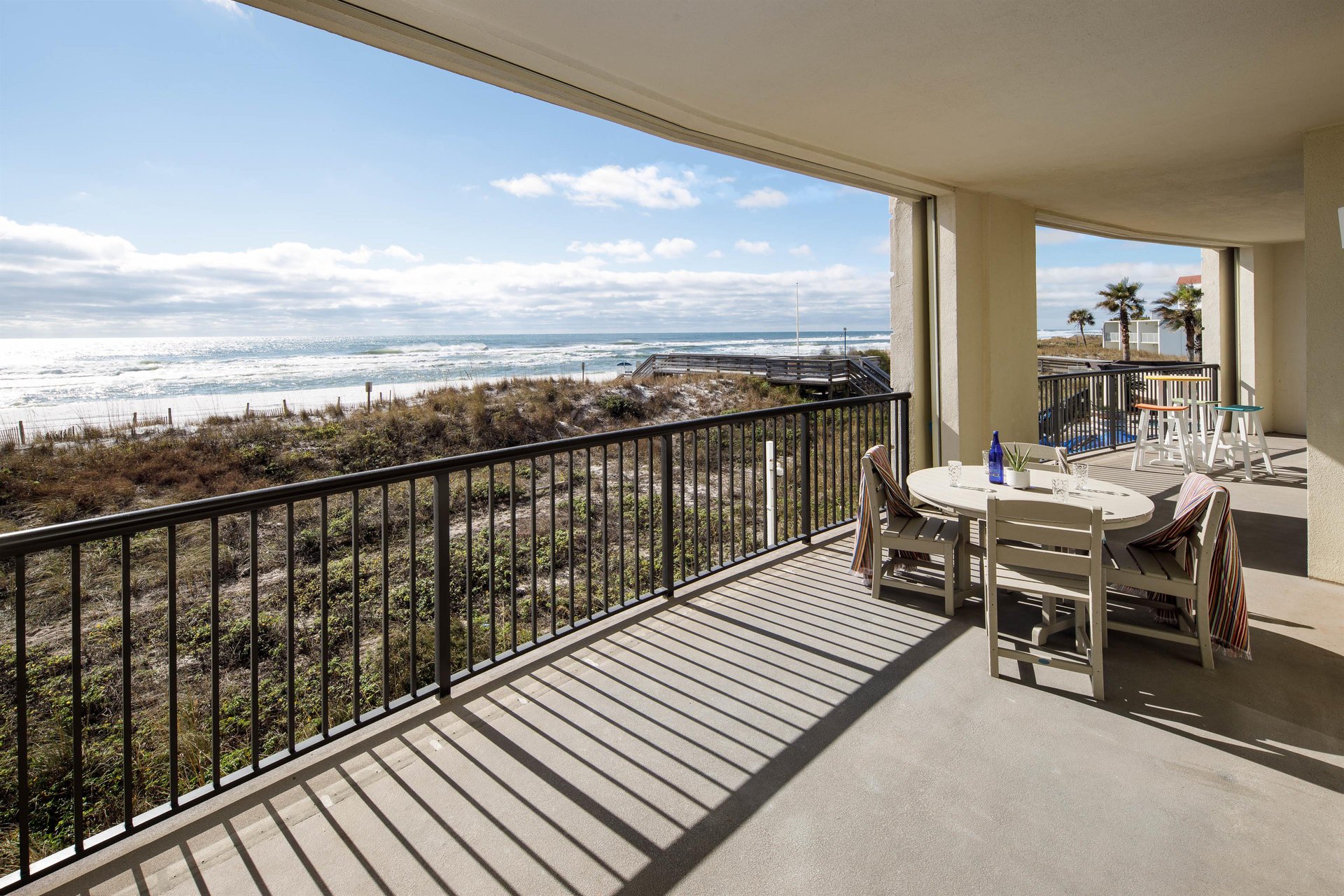 SPACIOUS private balcony