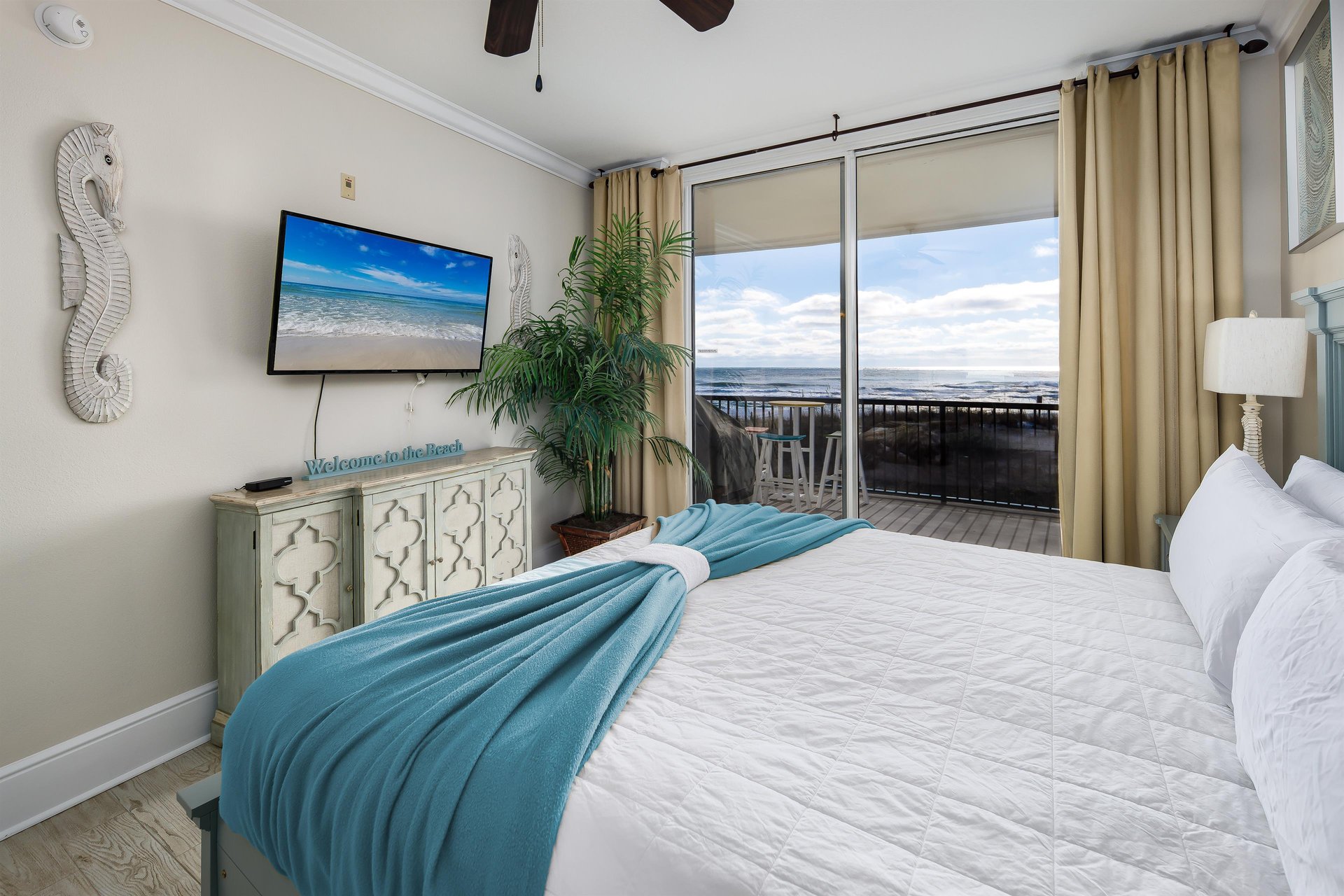 Gorgeous views from the master bedroom