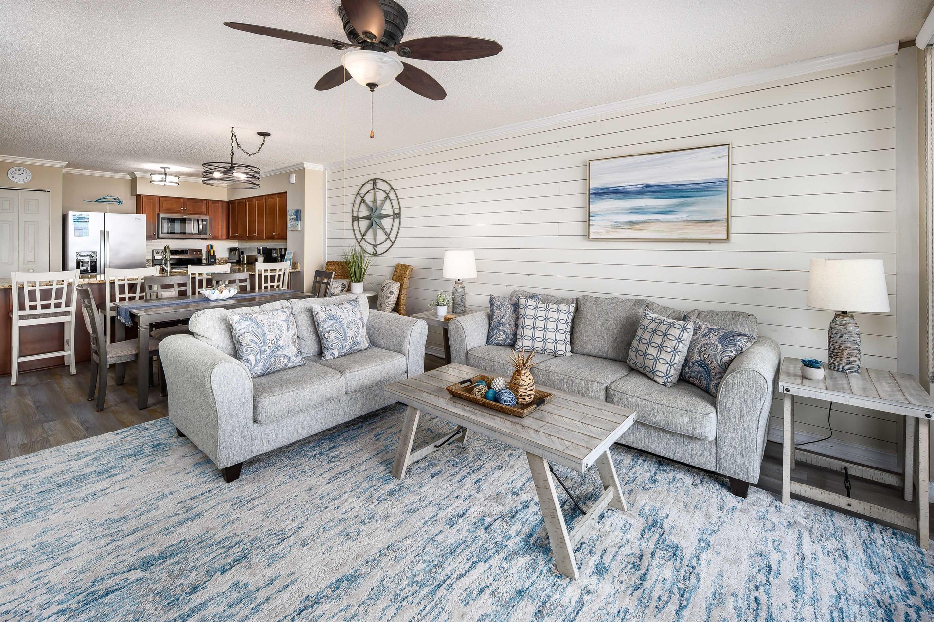 Spacious living room.